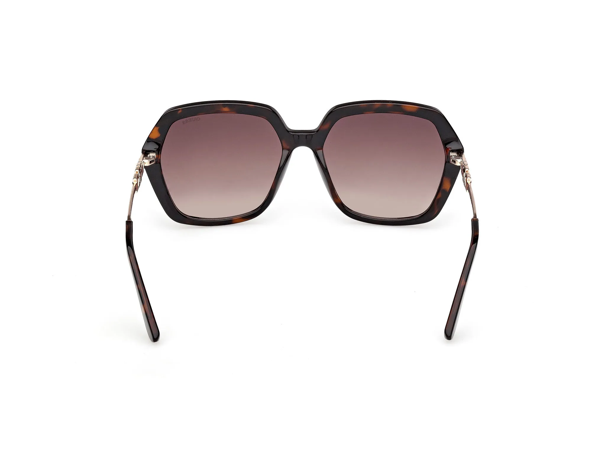 Guess GU00267 52F Occhiali da sole Iniettato Havana Marrone Geometrica Normale - immagine 4