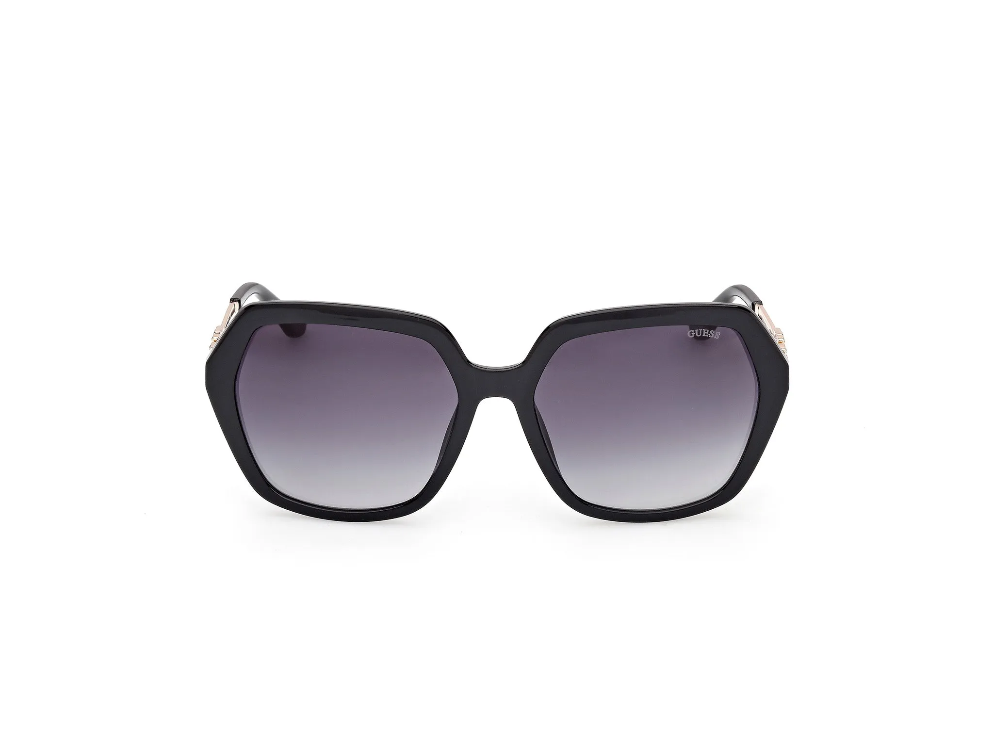Guess GU00267 01B Occhiali da sole Iniettato Nero Fumo Geometrica Normale - immagine 2