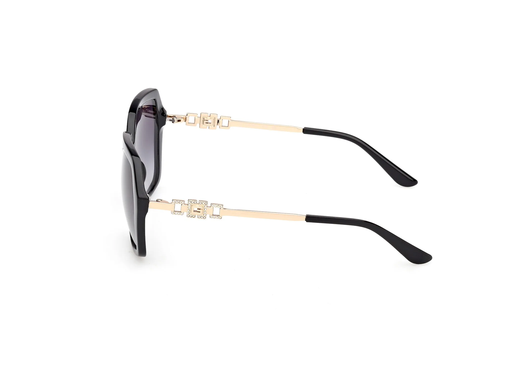 Guess GU00267 01B Occhiali da sole Iniettato Nero Fumo Geometrica Normale - immagine 3