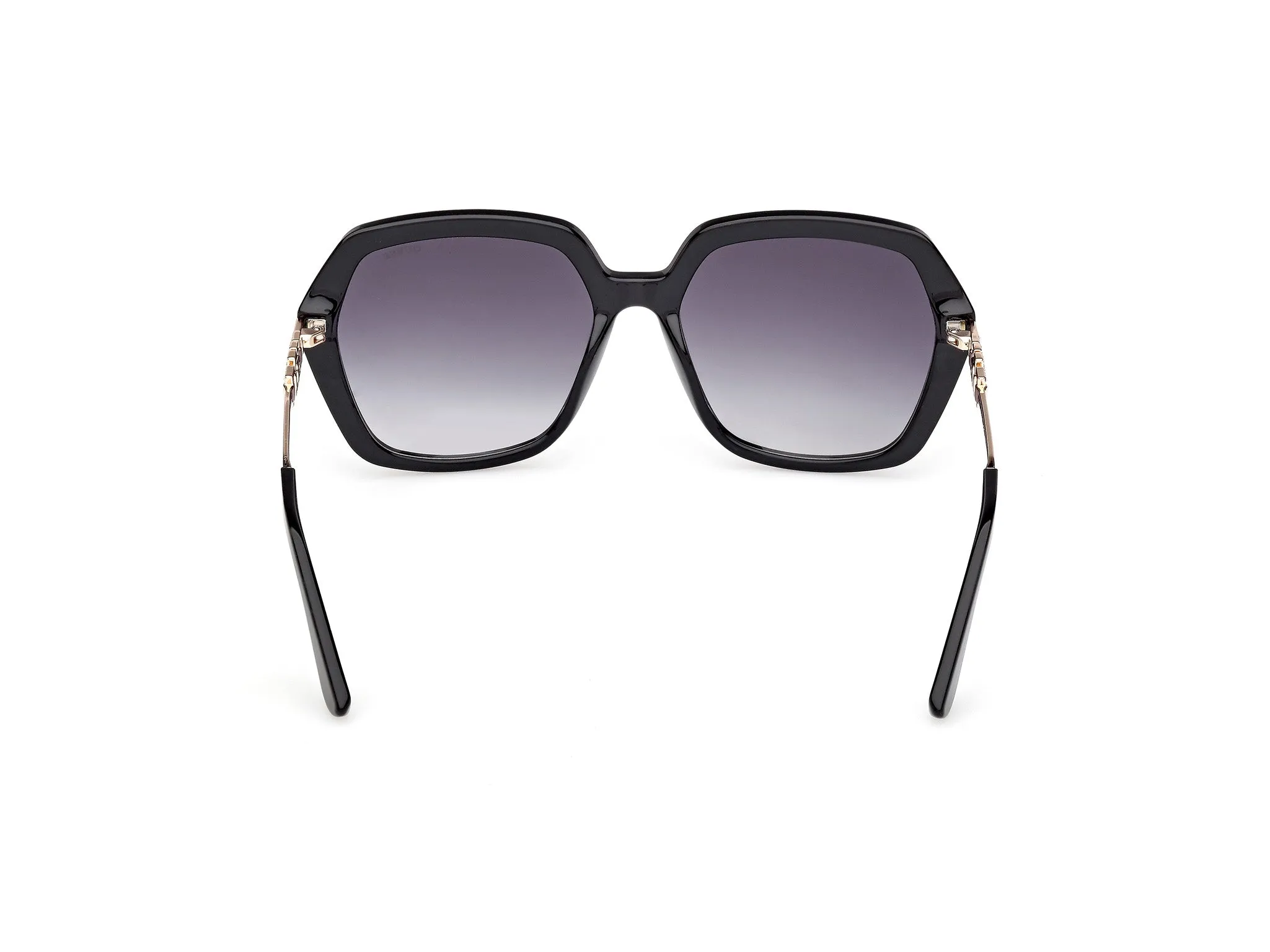 Guess GU00267 01B Occhiali da sole Iniettato Nero Fumo Geometrica Normale - immagine 4