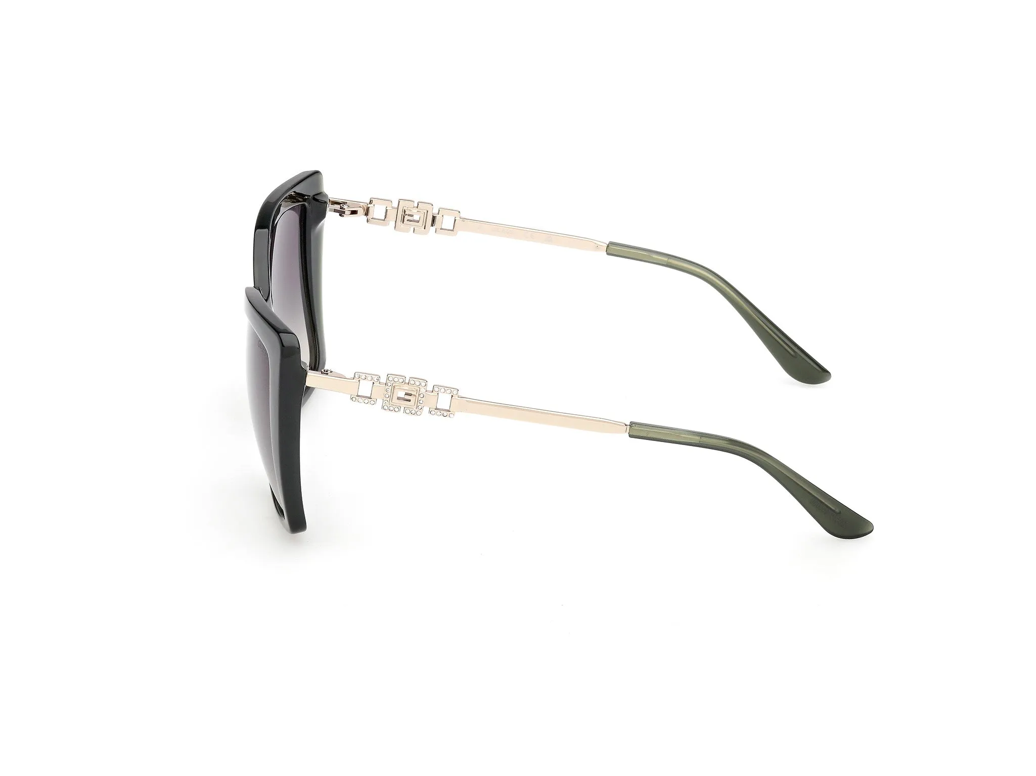 Guess GU00266 96P Occhiali da sole Iniettato Verde Verde Squadrata Normale - immagine 3