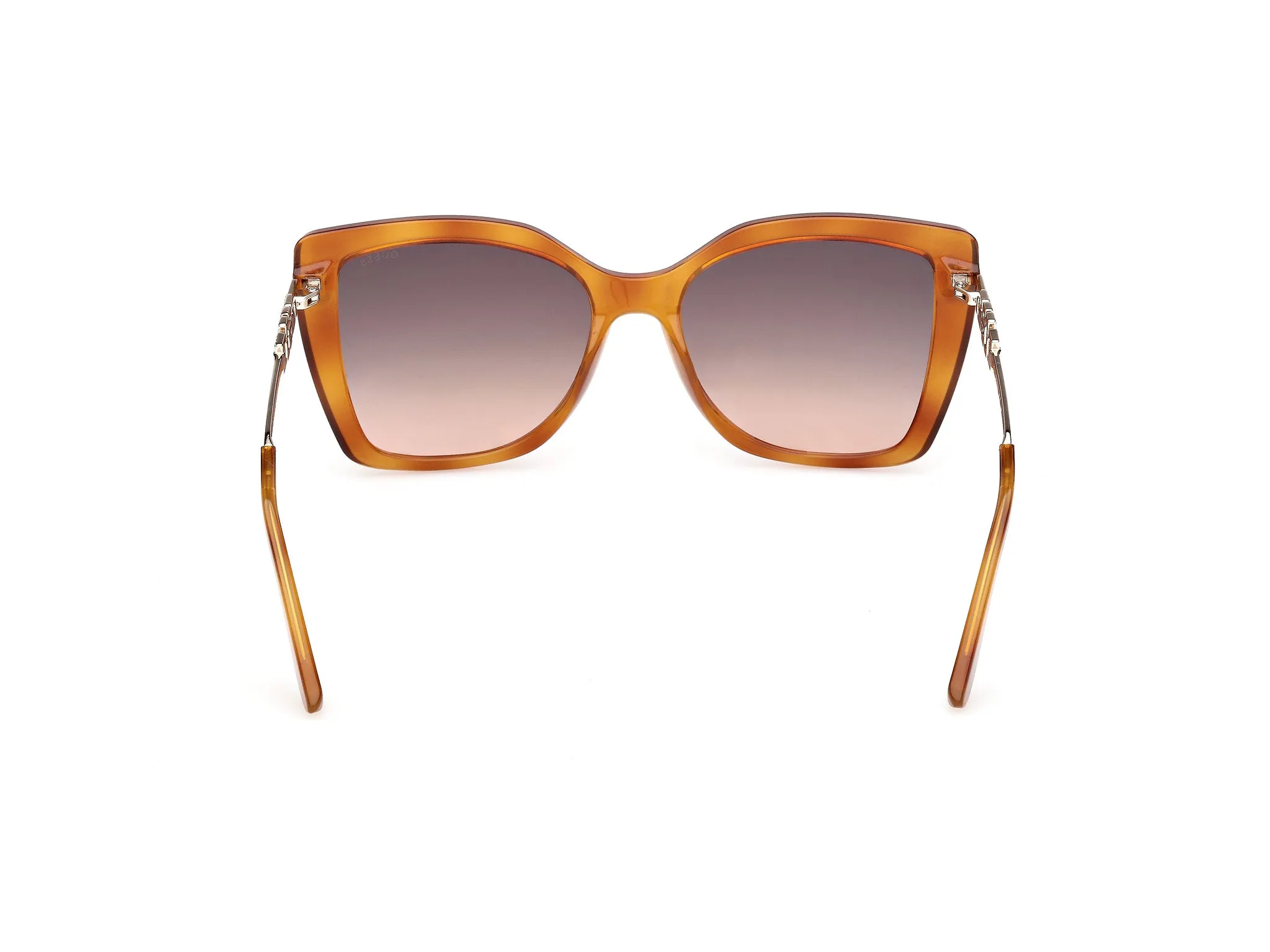 Guess GU00266 53F Occhiali da sole Iniettato Havana Marrone Squadrata Normale - immagine 4