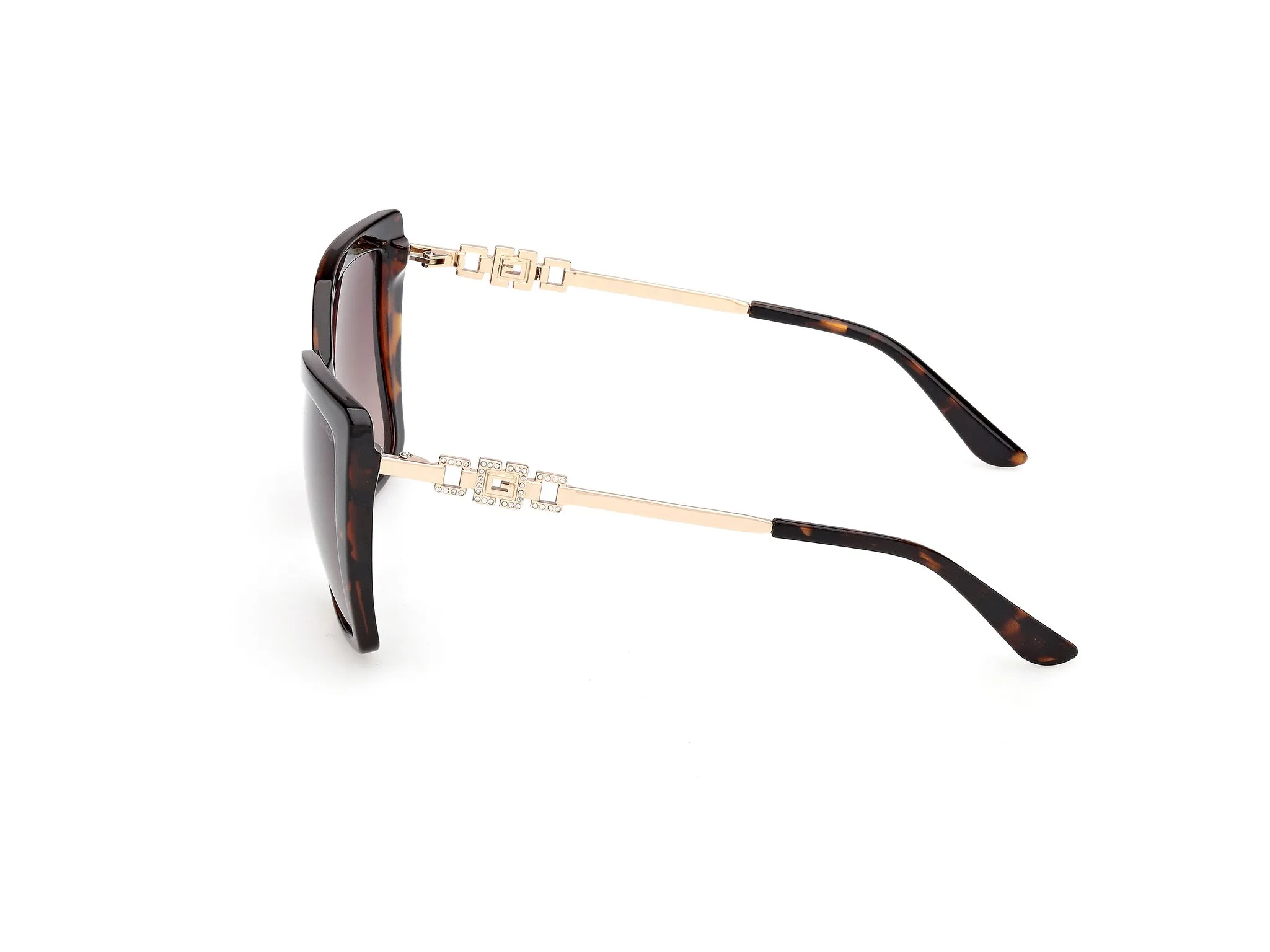 Guess GU00266 52F Occhiali da sole Iniettato Havana Marrone Squadrata Normale - immagine 3