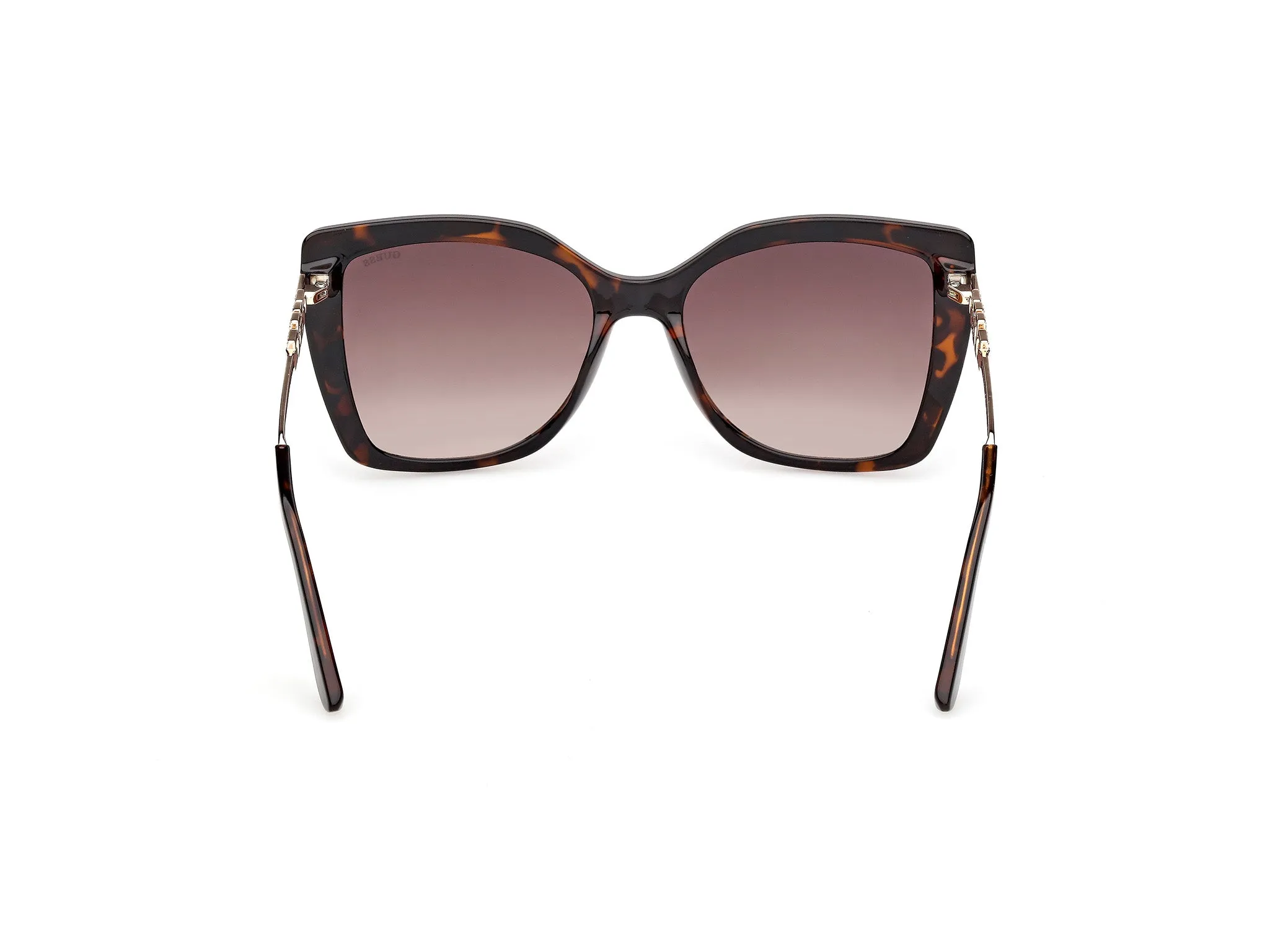 Guess GU00266 52F Occhiali da sole Iniettato Havana Marrone Squadrata Normale - immagine 4