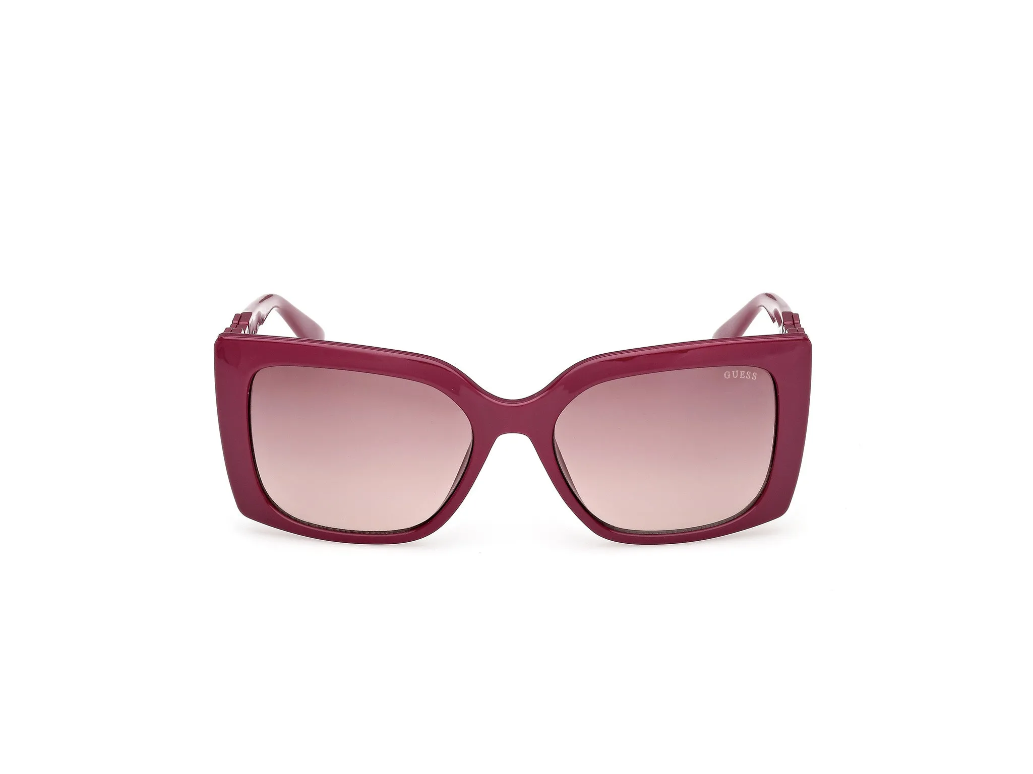 Guess GU00265-H 81T Occhiali da sole Iniettato Viola Bordeaux Squadrata Normale - immagine 2