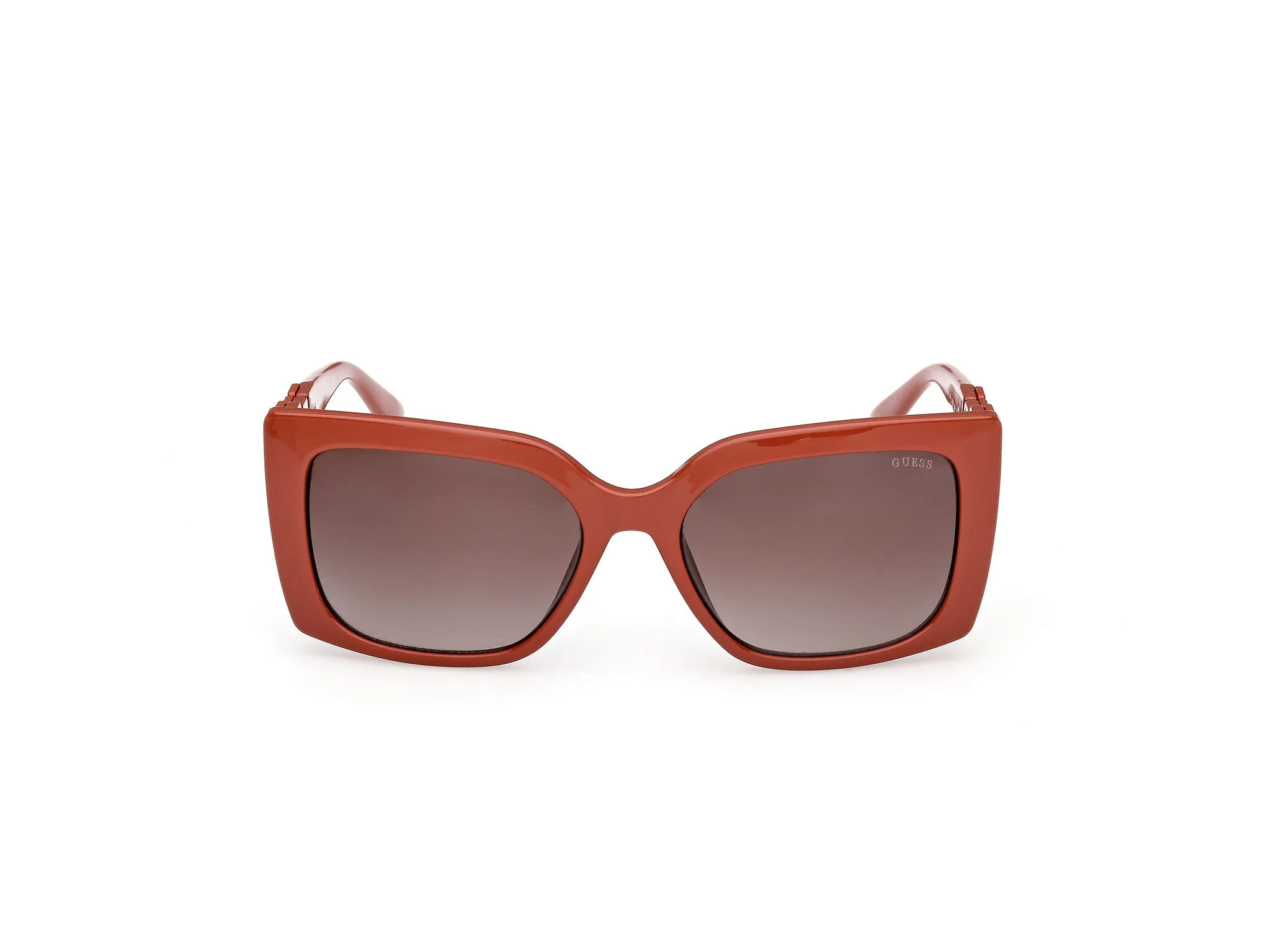 Guess GU00265-H 44F Occhiali da sole Iniettato Arancione Marrone Squadrata Normale - immagine 2