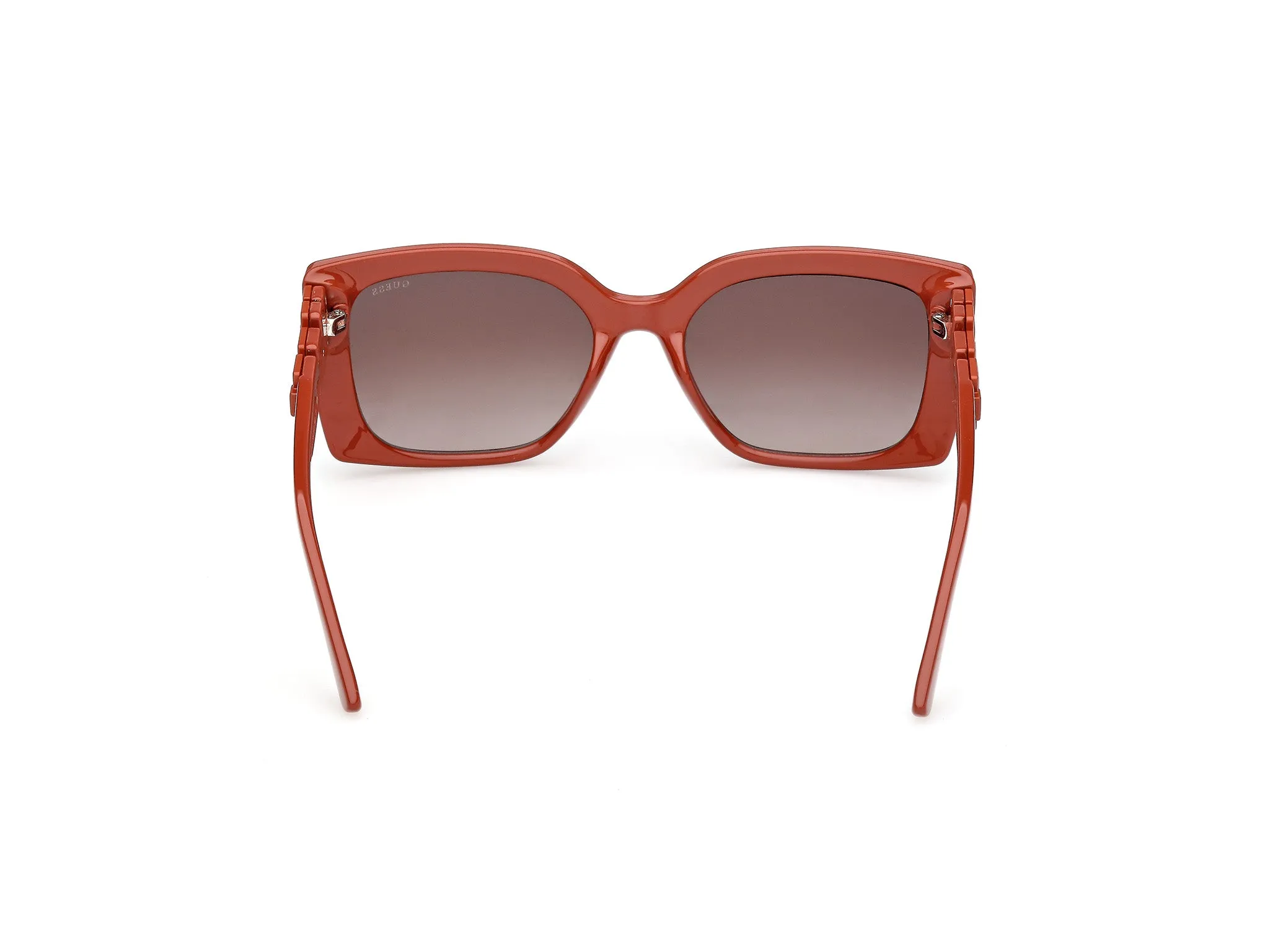 Guess GU00265-H 44F Occhiali da sole Iniettato Arancione Marrone Squadrata Normale - immagine 4