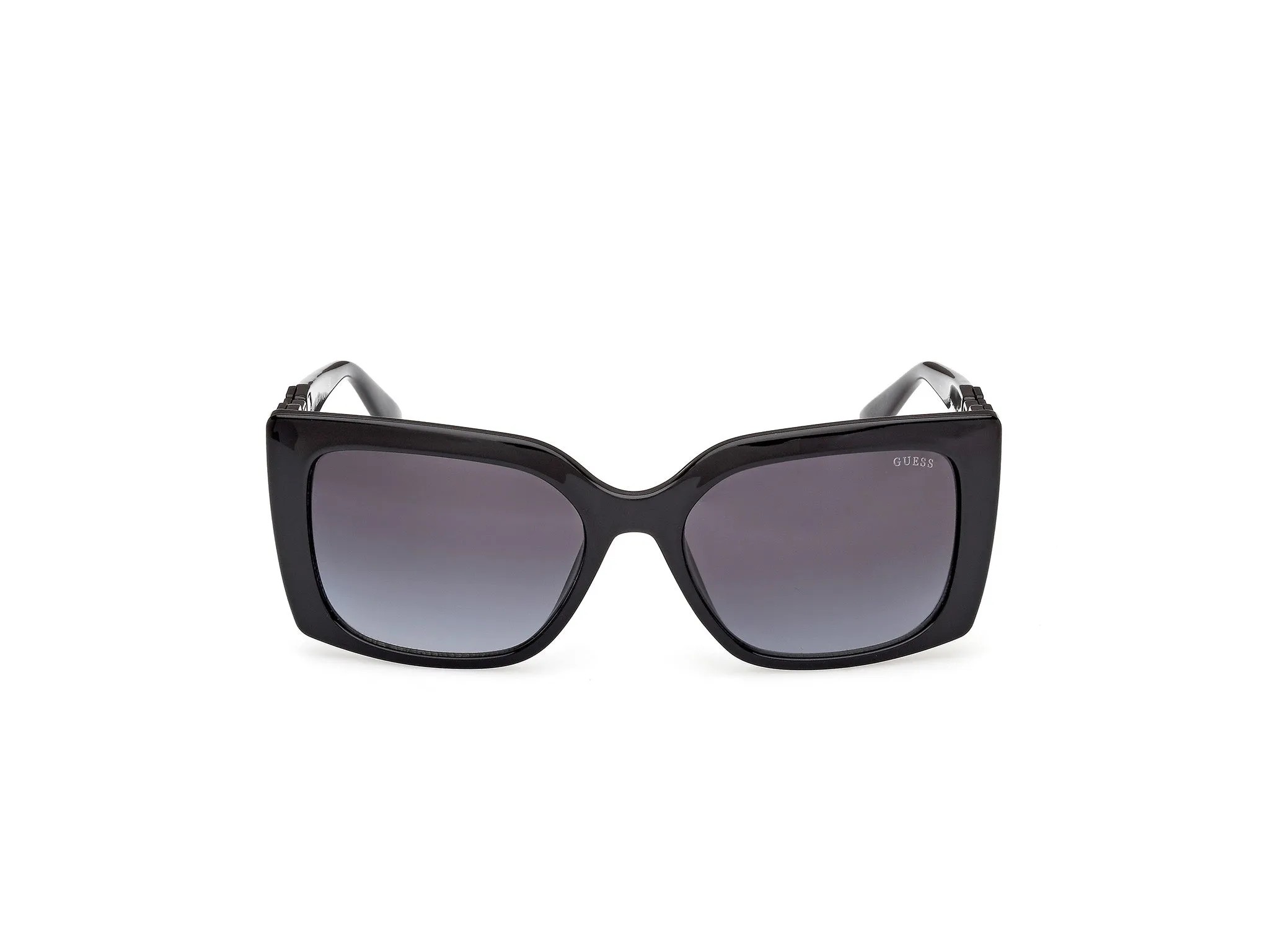Guess GU00265-H 01B Occhiali da sole Iniettato Nero Fumo Squadrata Normale - immagine 2