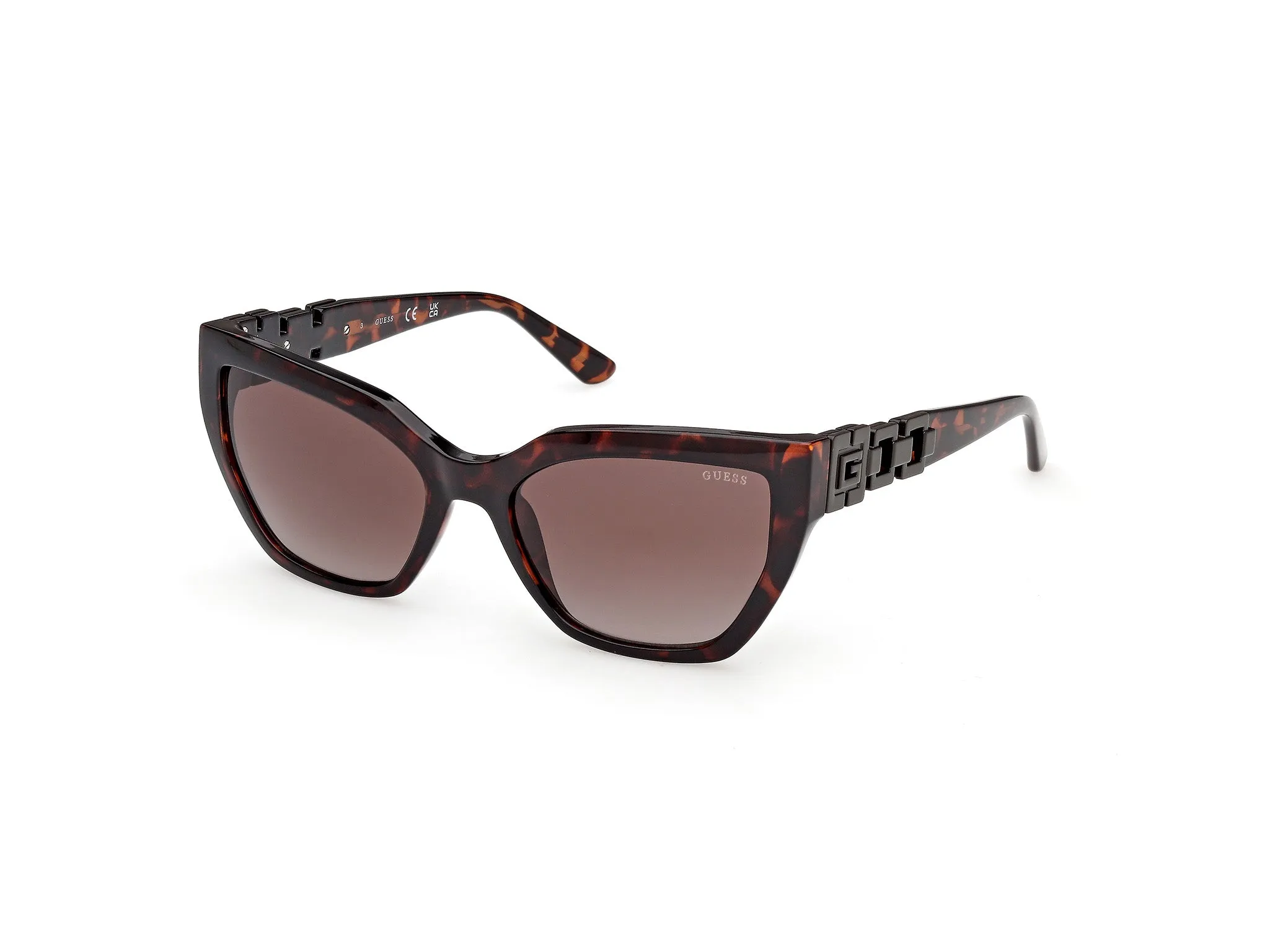 Guess GU00264 52F Occhiali da sole Iniettato Havana Marrone Cat Eye Normale - immagine 1
