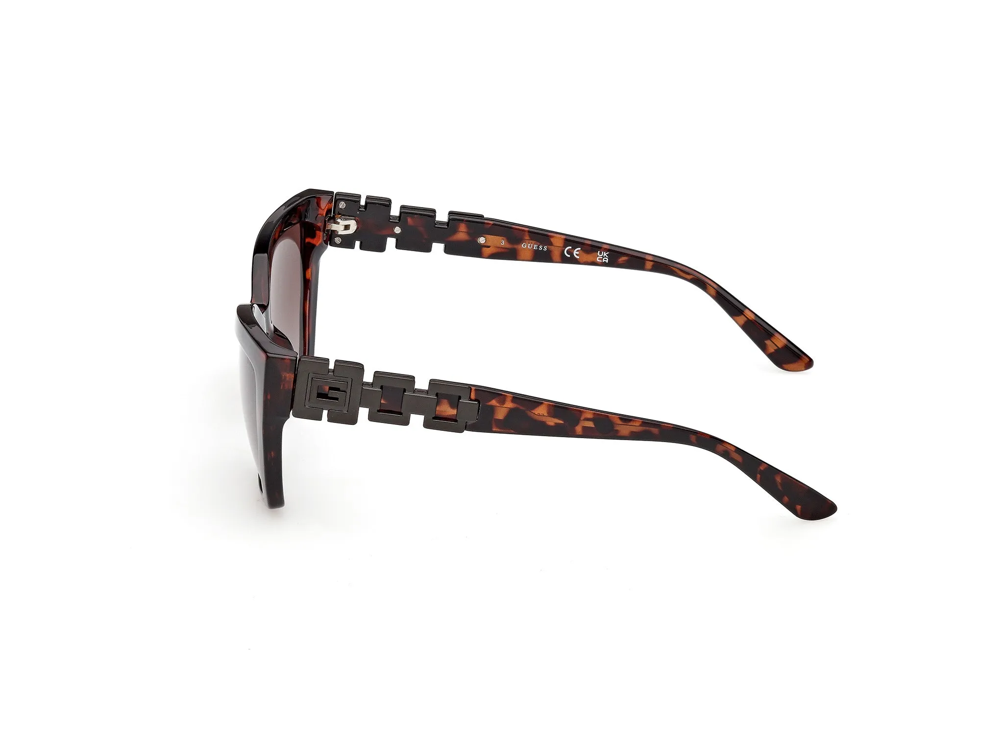 Guess GU00264 52F Occhiali da sole Iniettato Havana Marrone Cat Eye Normale - immagine 3