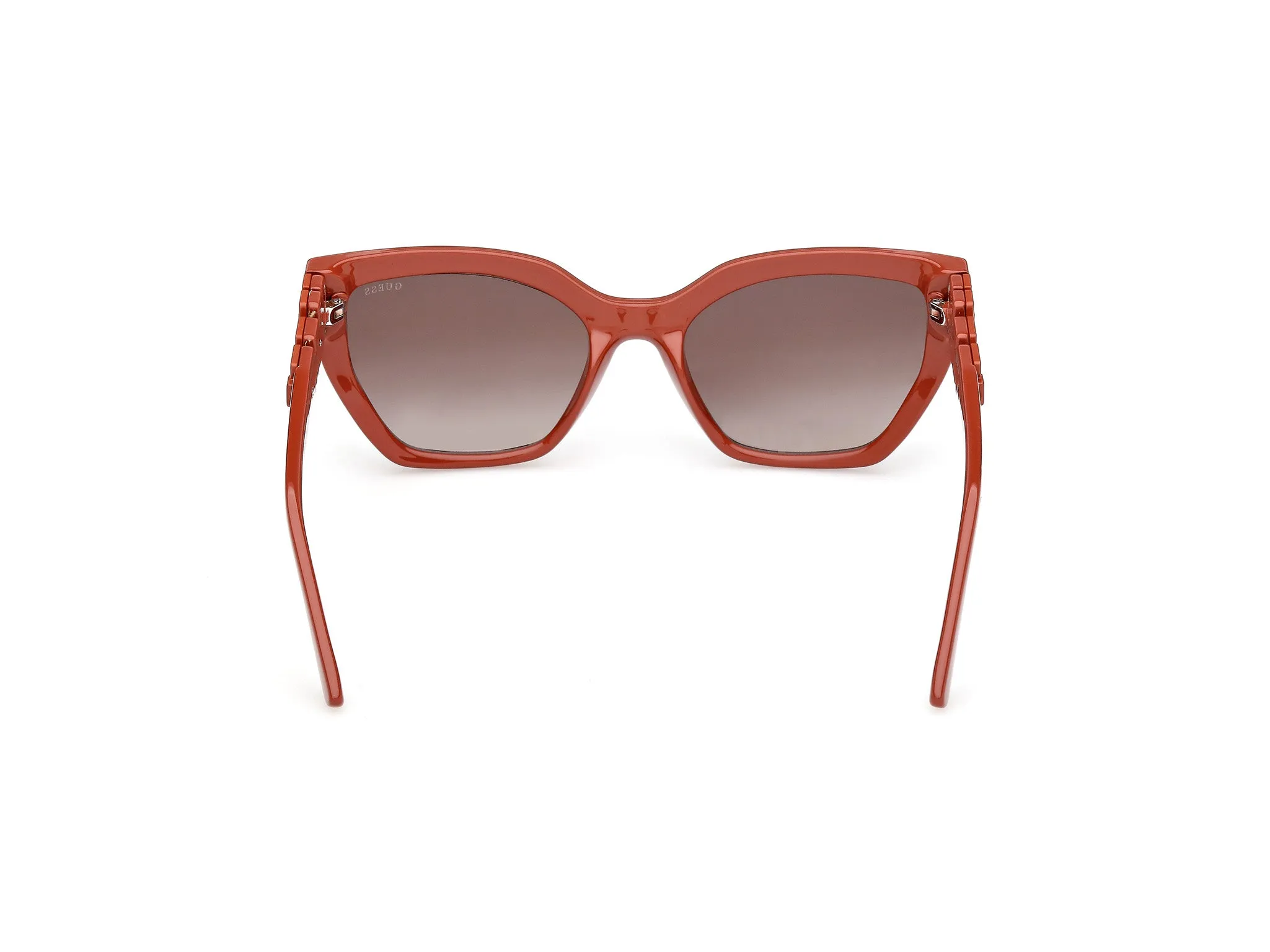 Guess GU00264 44F Occhiali da sole Iniettato Arancione Marrone Cat Eye Normale - immagine 4