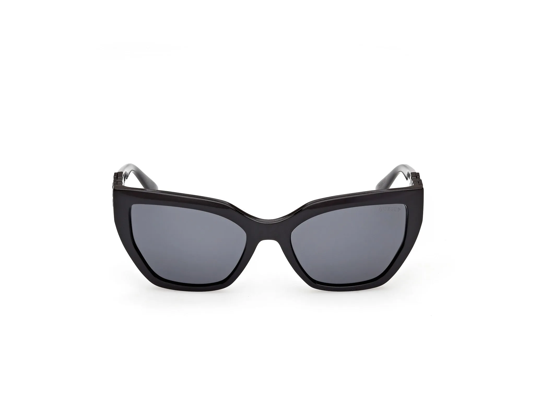 Guess GU00264 01D Occhiali da sole Iniettato Nero Fumo Cat Eye Polarizzata - immagine 2