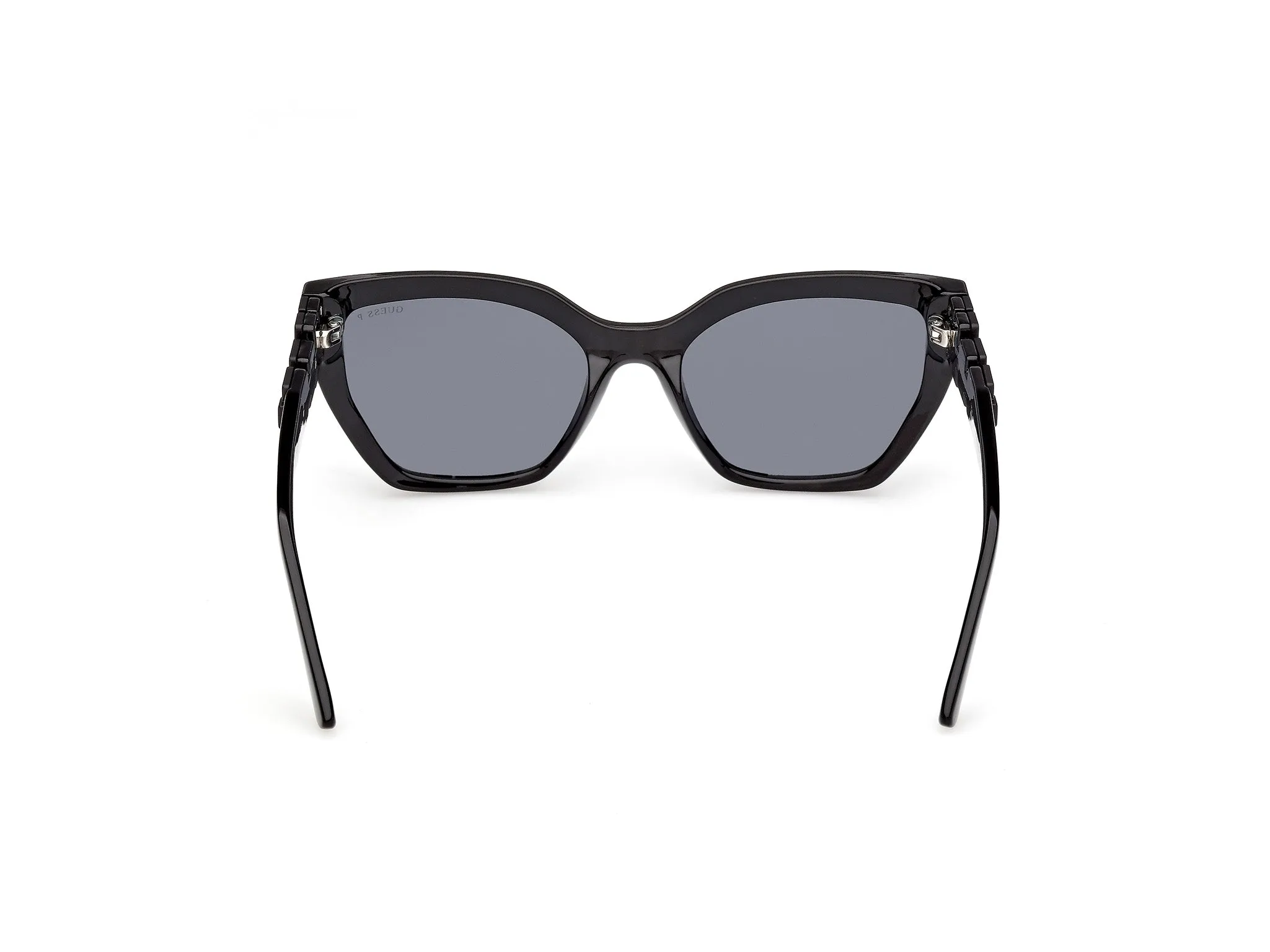 Guess GU00264 01D Occhiali da sole Iniettato Nero Fumo Cat Eye Polarizzata - immagine 4