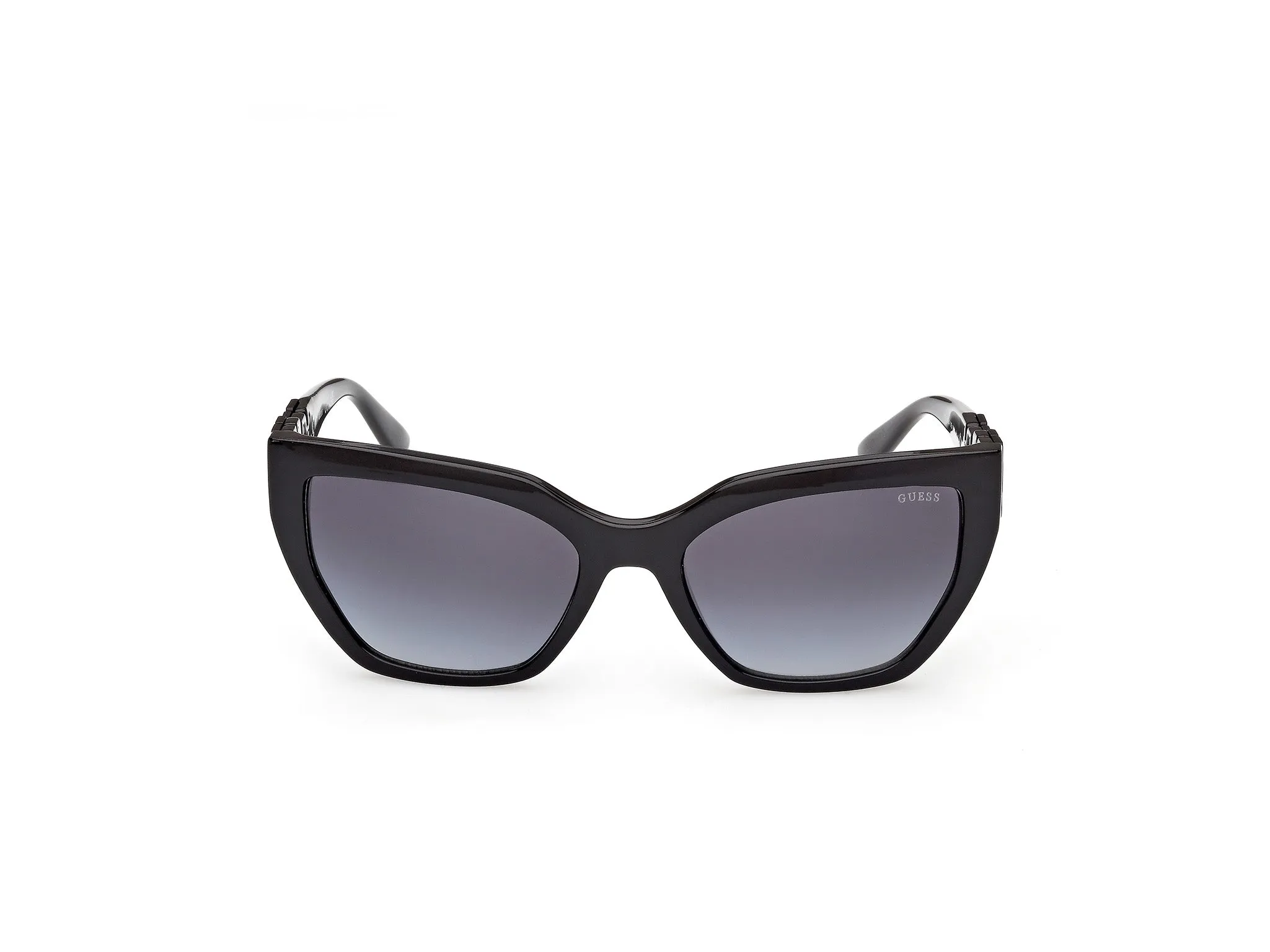 Guess GU00264 01B Occhiali da sole Iniettato Nero Fumo Cat Eye Normale - immagine 2
