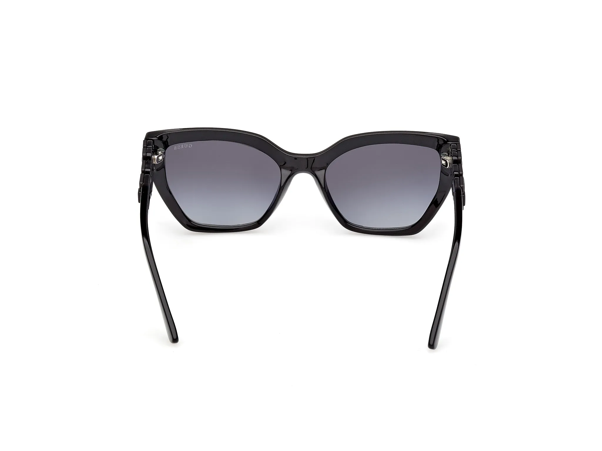 Guess GU00264 01B Occhiali da sole Iniettato Nero Fumo Cat Eye Normale - immagine 4