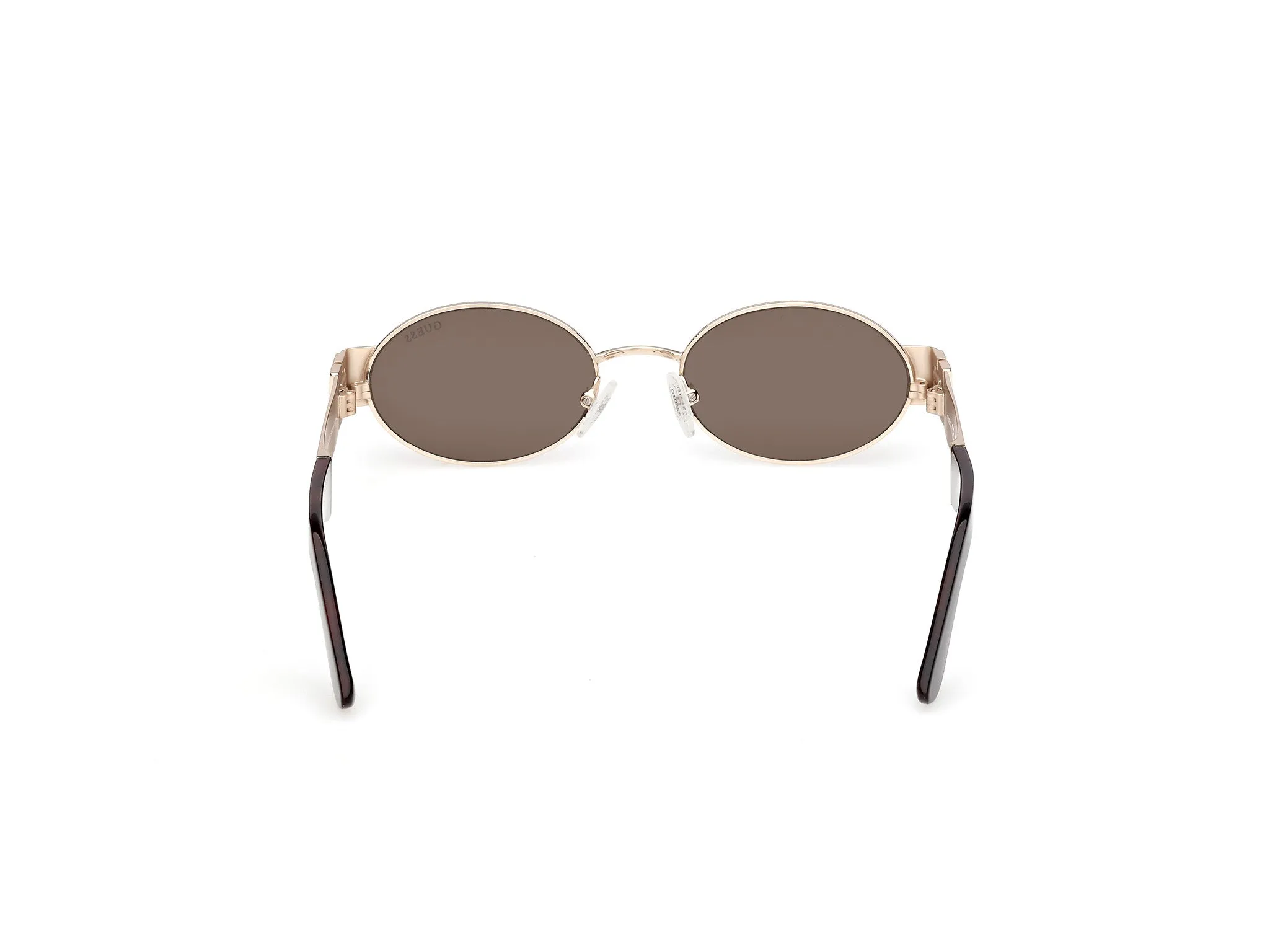 Guess GU00262 33E Occhiali da sole Metallo Oro Marrone Rotonda Normale - immagine 4