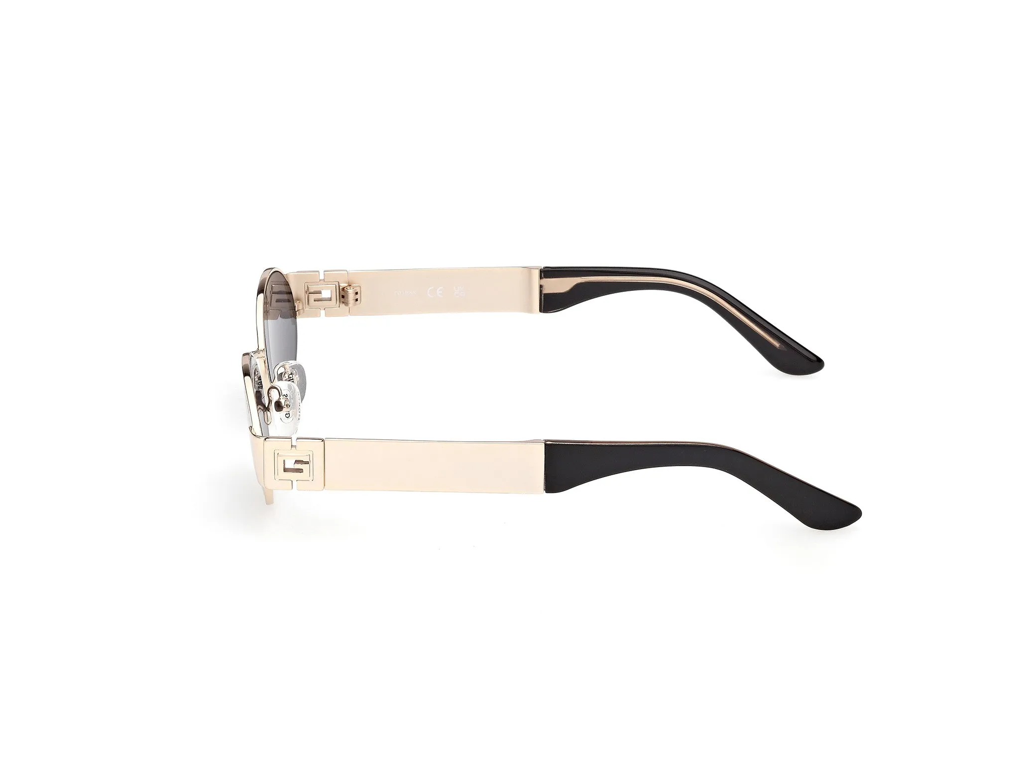 Guess GU00262 32A Occhiali da sole Metallo Oro Fumo Rotonda Normale - immagine 3