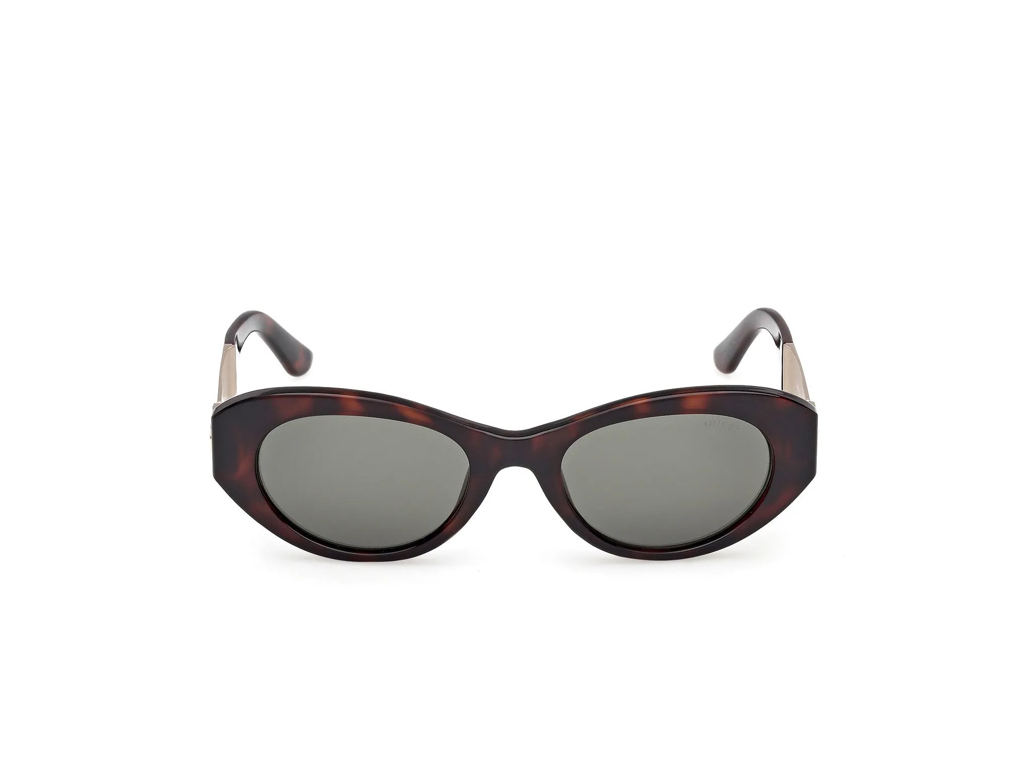 Guess GU00261-H 52N Occhiali da sole Iniettato Havana Verde Rotonda Normale - immagine 2