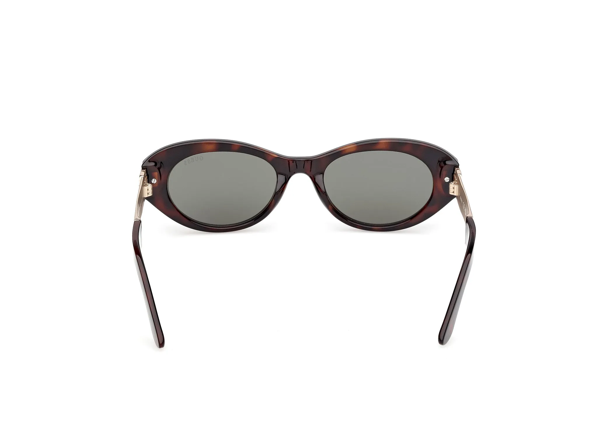 Guess GU00261-H 52N Occhiali da sole Iniettato Havana Verde Rotonda Normale - immagine 4