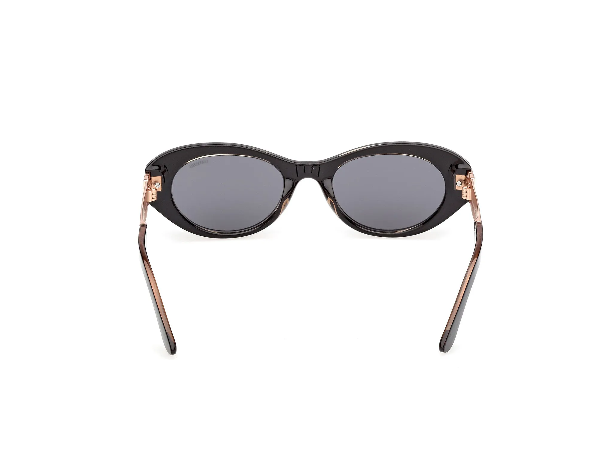 Guess GU00261-H 01A Occhiali da sole Iniettato Nero Fumo Rotonda Normale - immagine 4