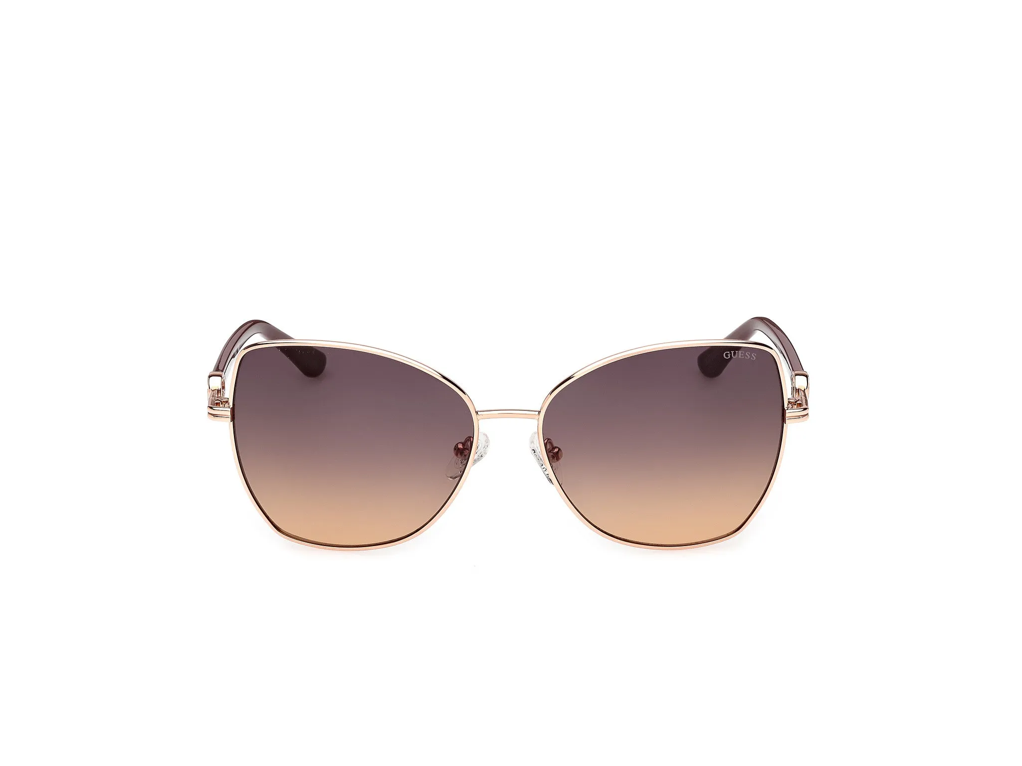 Guess GU00259 28B Occhiali da sole Metallo Oro Fumo Farfalla Normale - immagine 2