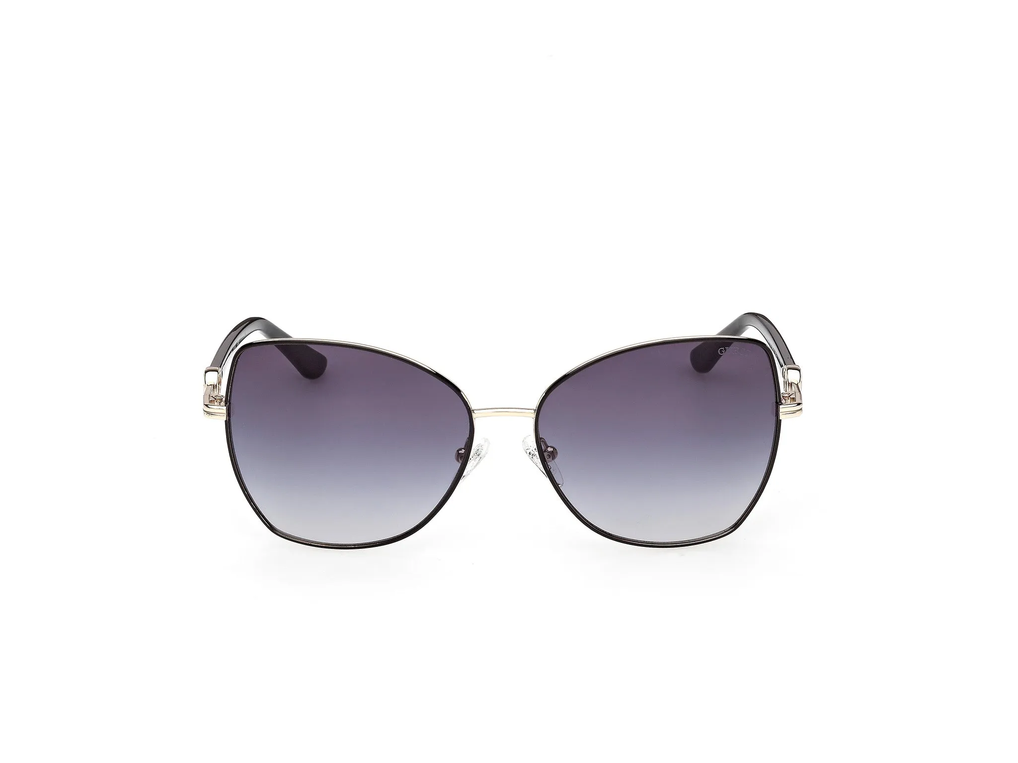 Guess GU00259 01B Occhiali da sole Metallo Nero Fumo Farfalla Normale - immagine 2