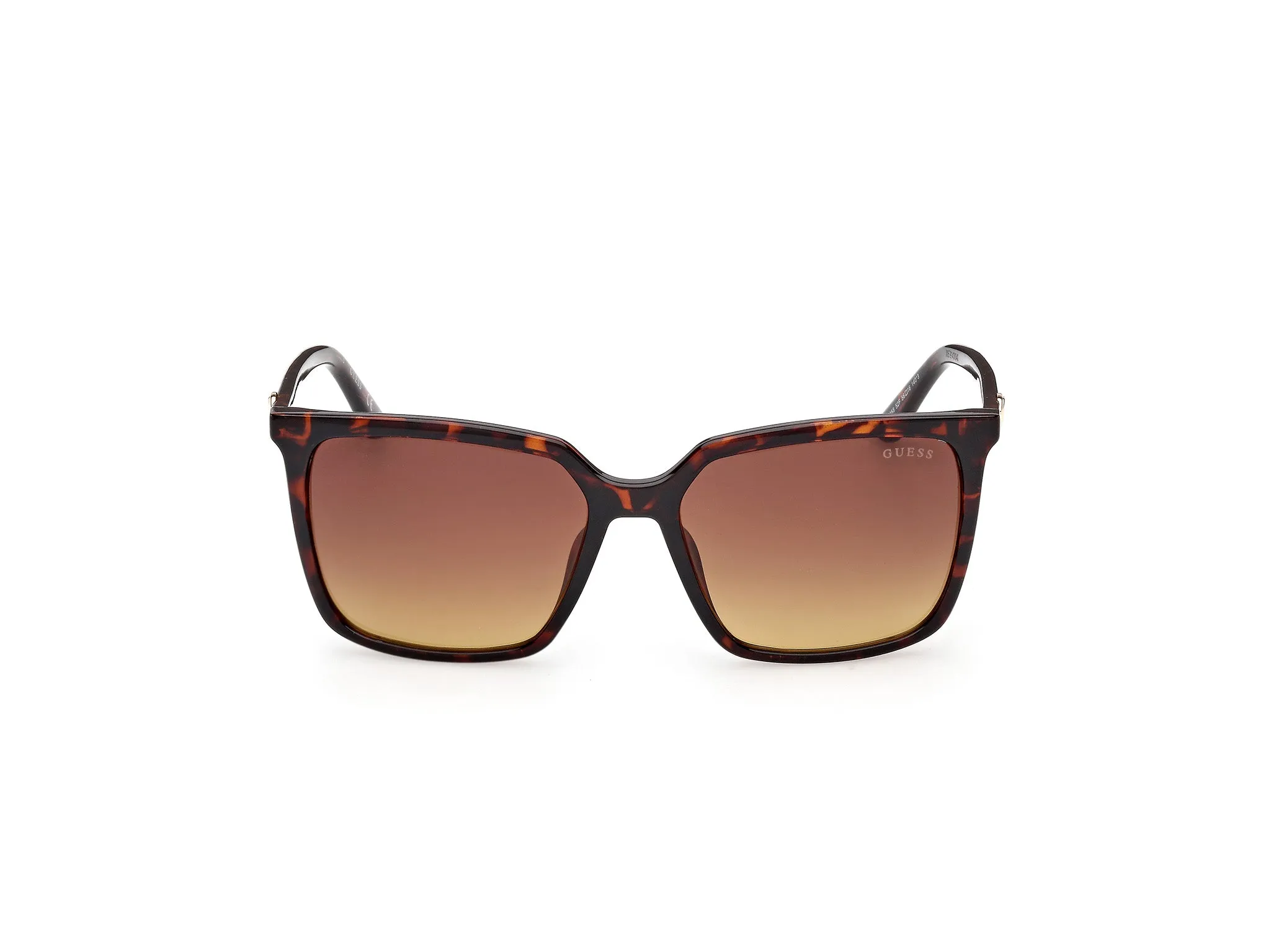 Guess GU00258 52F Occhiali da sole Iniettato Havana Marrone Squadrata Normale - immagine 2