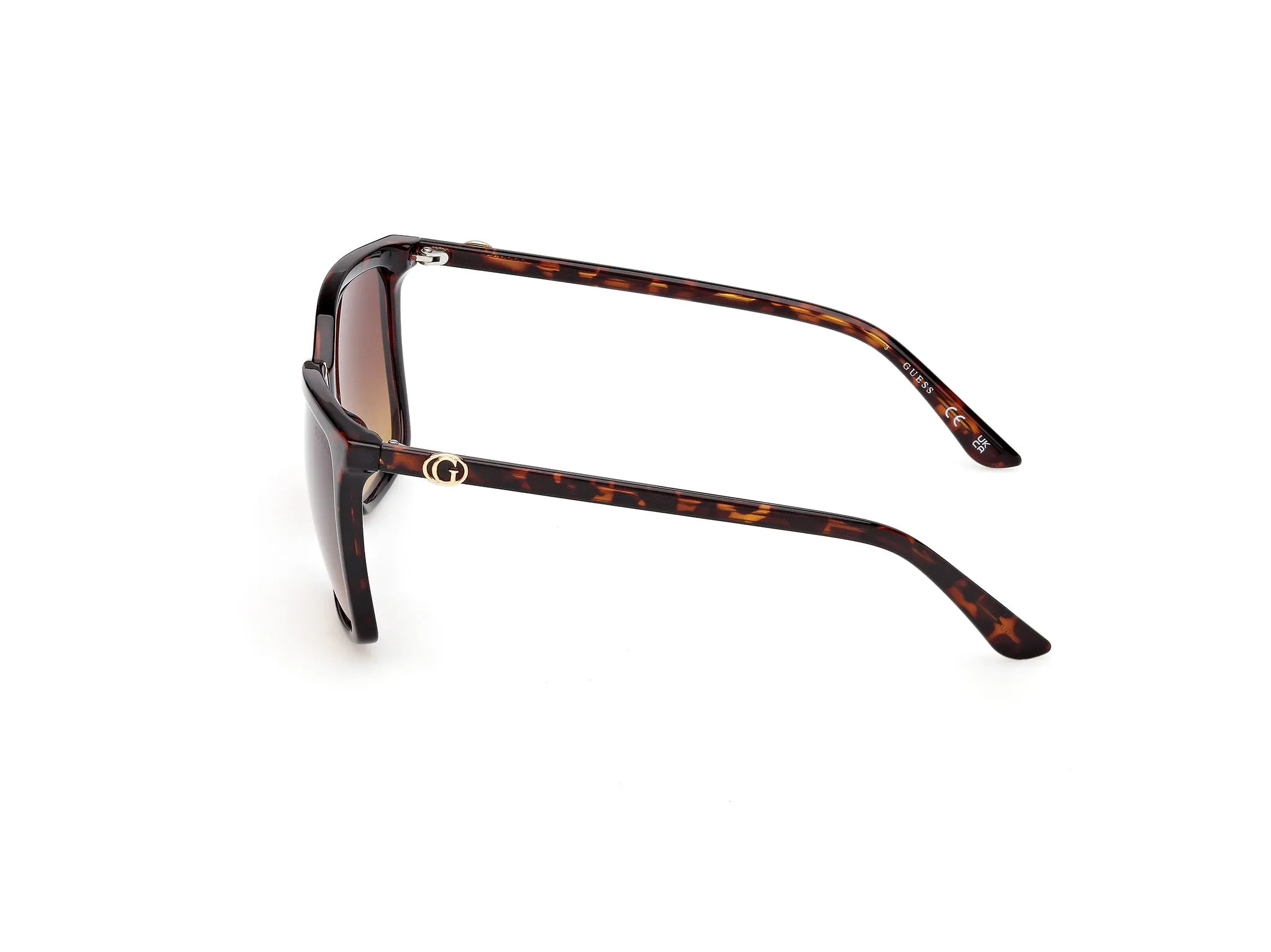 Guess GU00258 52F Occhiali da sole Iniettato Havana Marrone Squadrata Normale - immagine 3