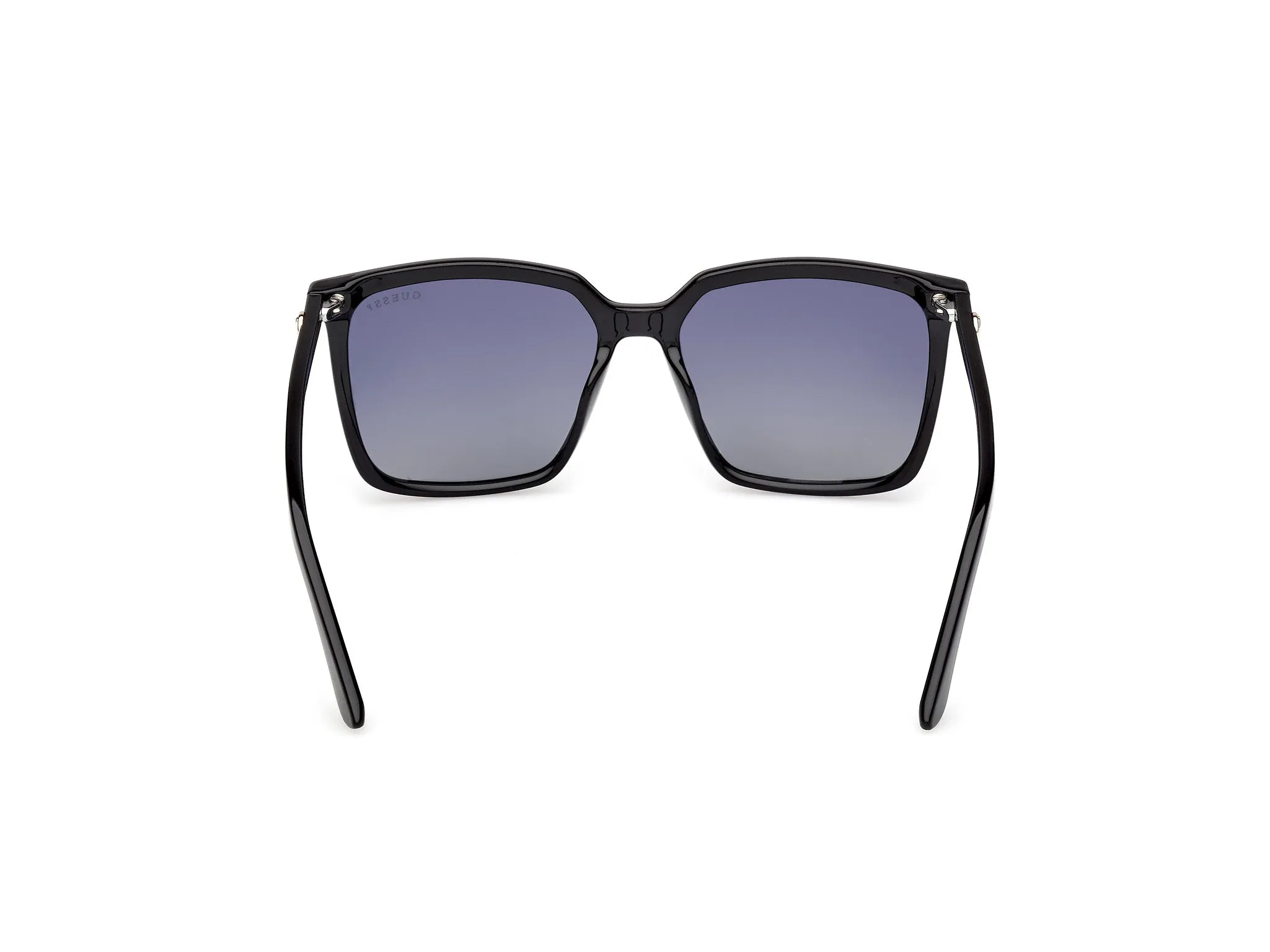 Guess GU00258 01D Occhiali da sole Iniettato Nero Fumo Squadrata Polarizzata - immagine 4