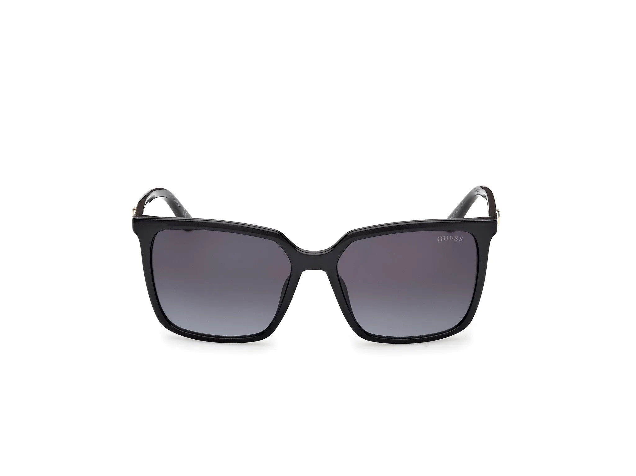 Guess GU00258 01B Occhiali da sole Iniettato Nero Fumo Squadrata Normale - immagine 2