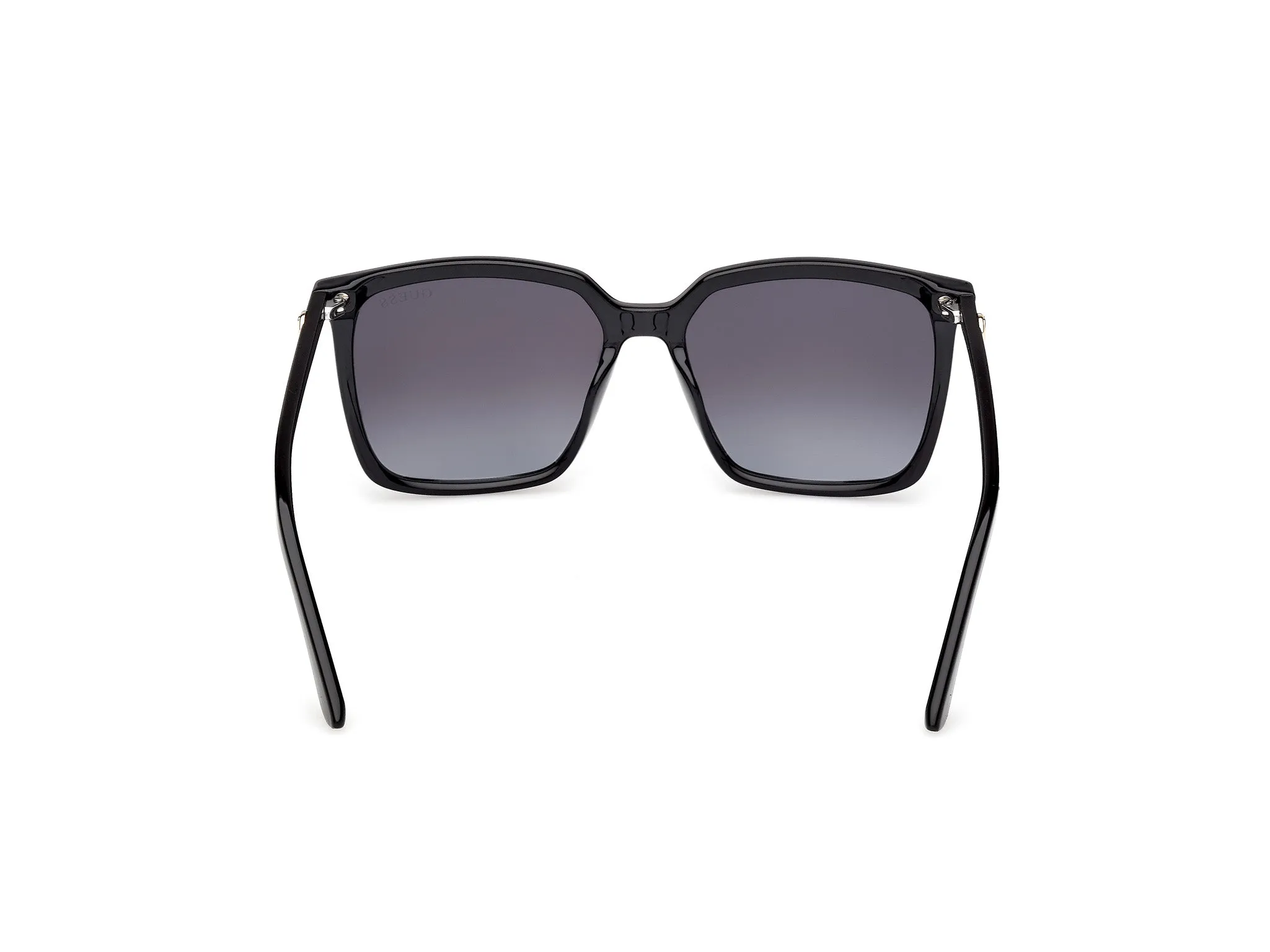 Guess GU00258 01B Occhiali da sole Iniettato Nero Fumo Squadrata Normale - immagine 4