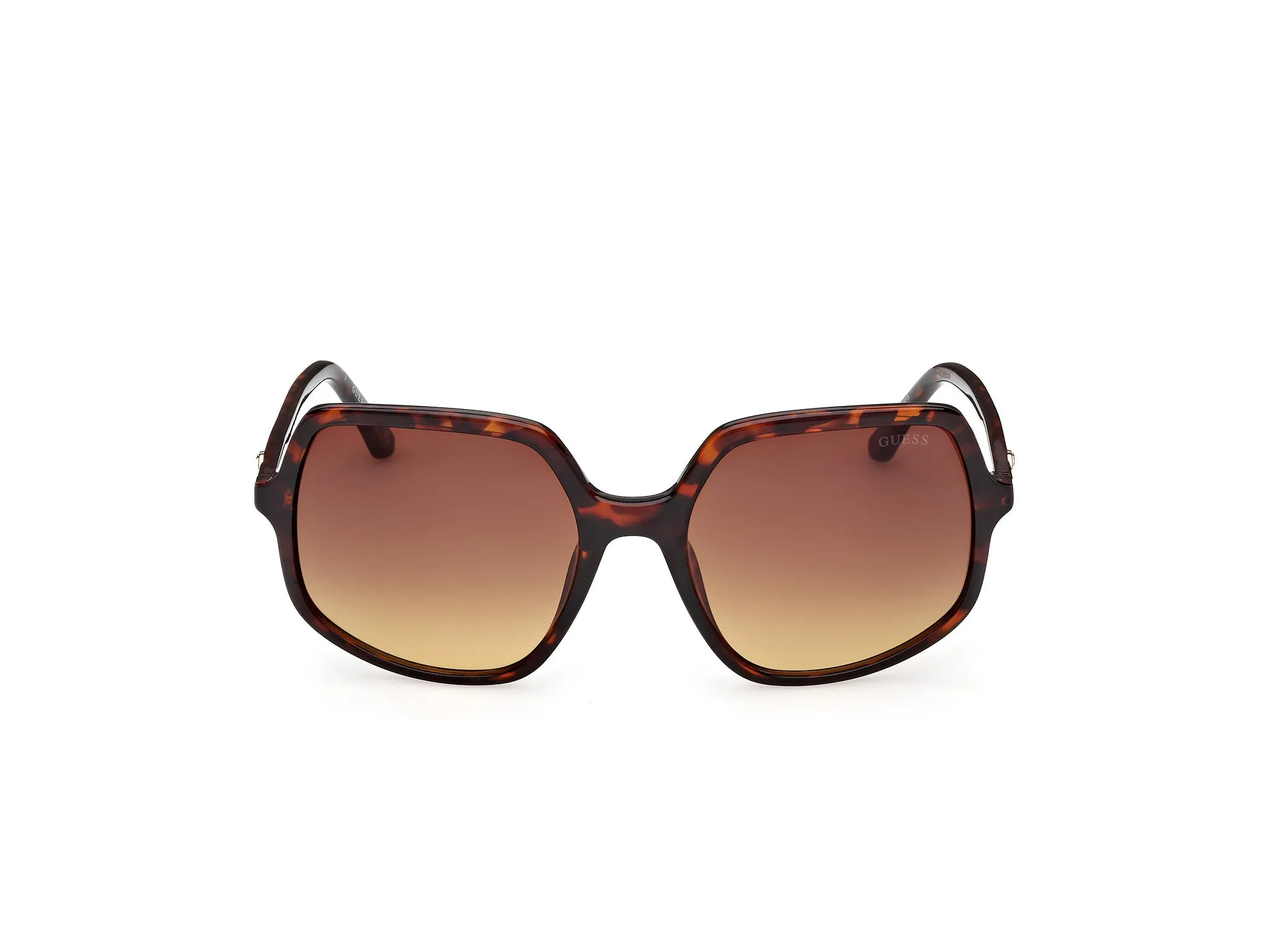 Guess GU00257 52F Occhiali da sole Iniettato Havana Marrone Squadrata Normale - immagine 2