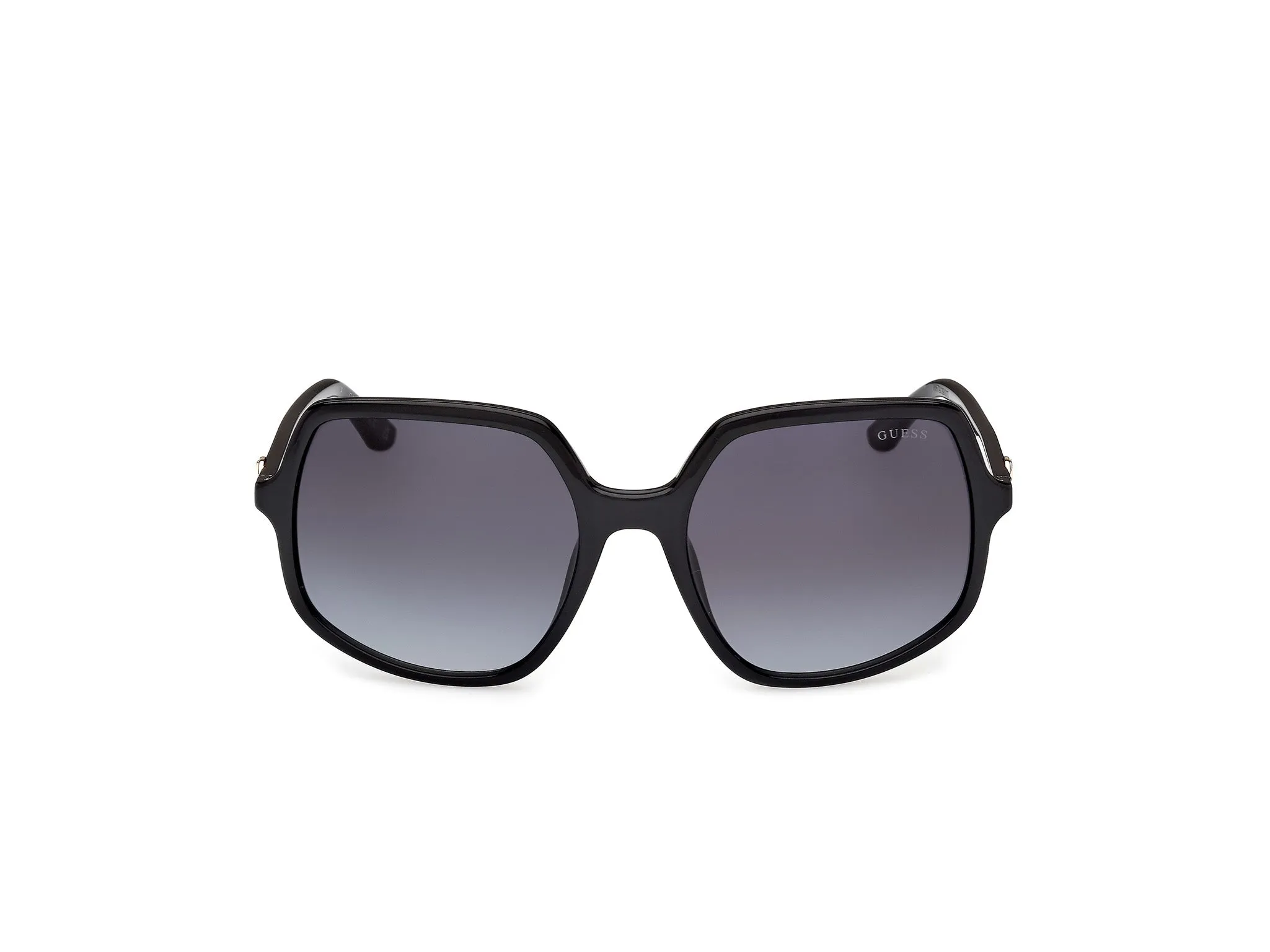Guess GU00257 01B Occhiali da sole Iniettato Nero Fumo Squadrata Normale - immagine 2