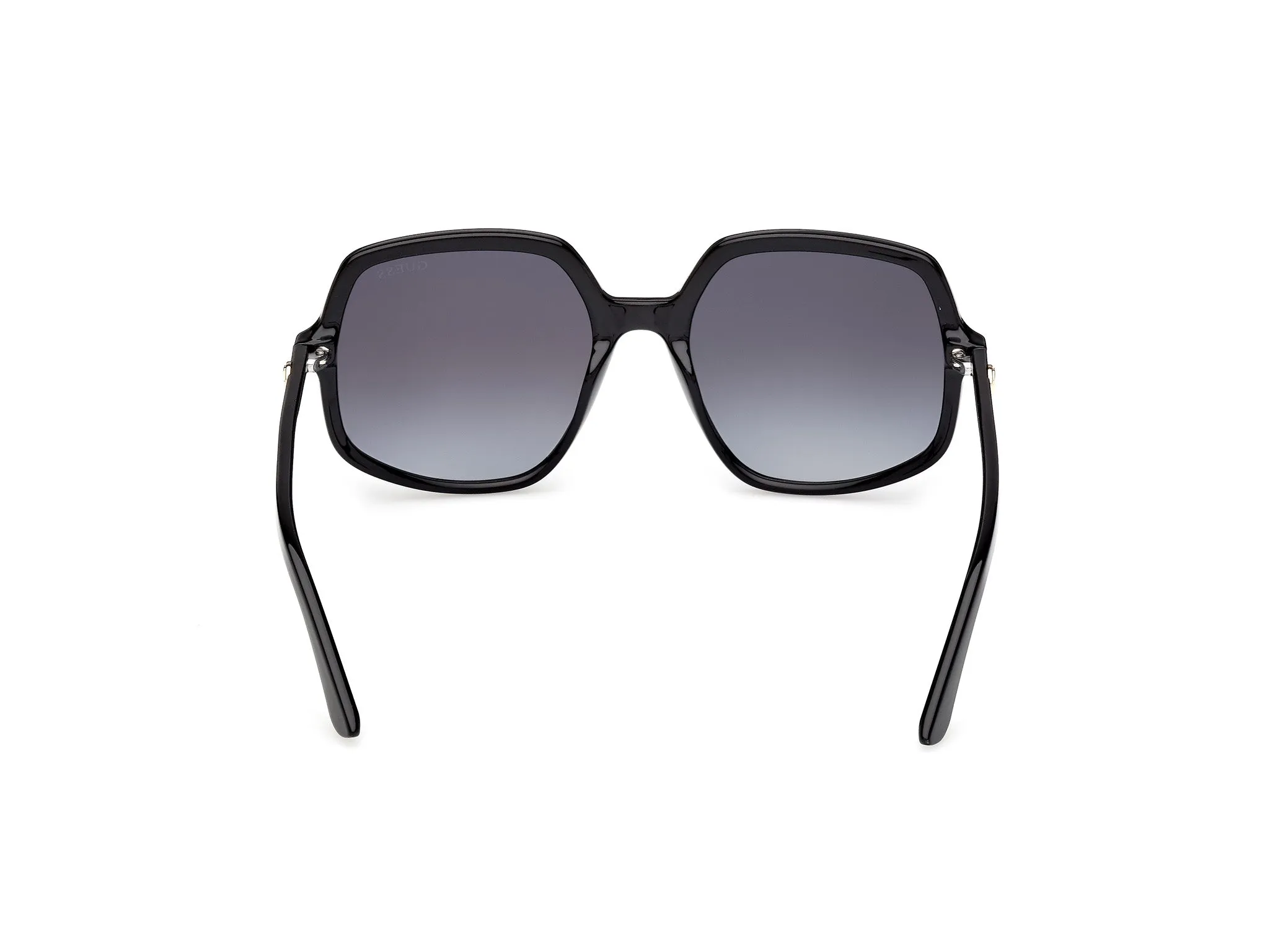Guess GU00257 01B Occhiali da sole Iniettato Nero Fumo Squadrata Normale - immagine 4