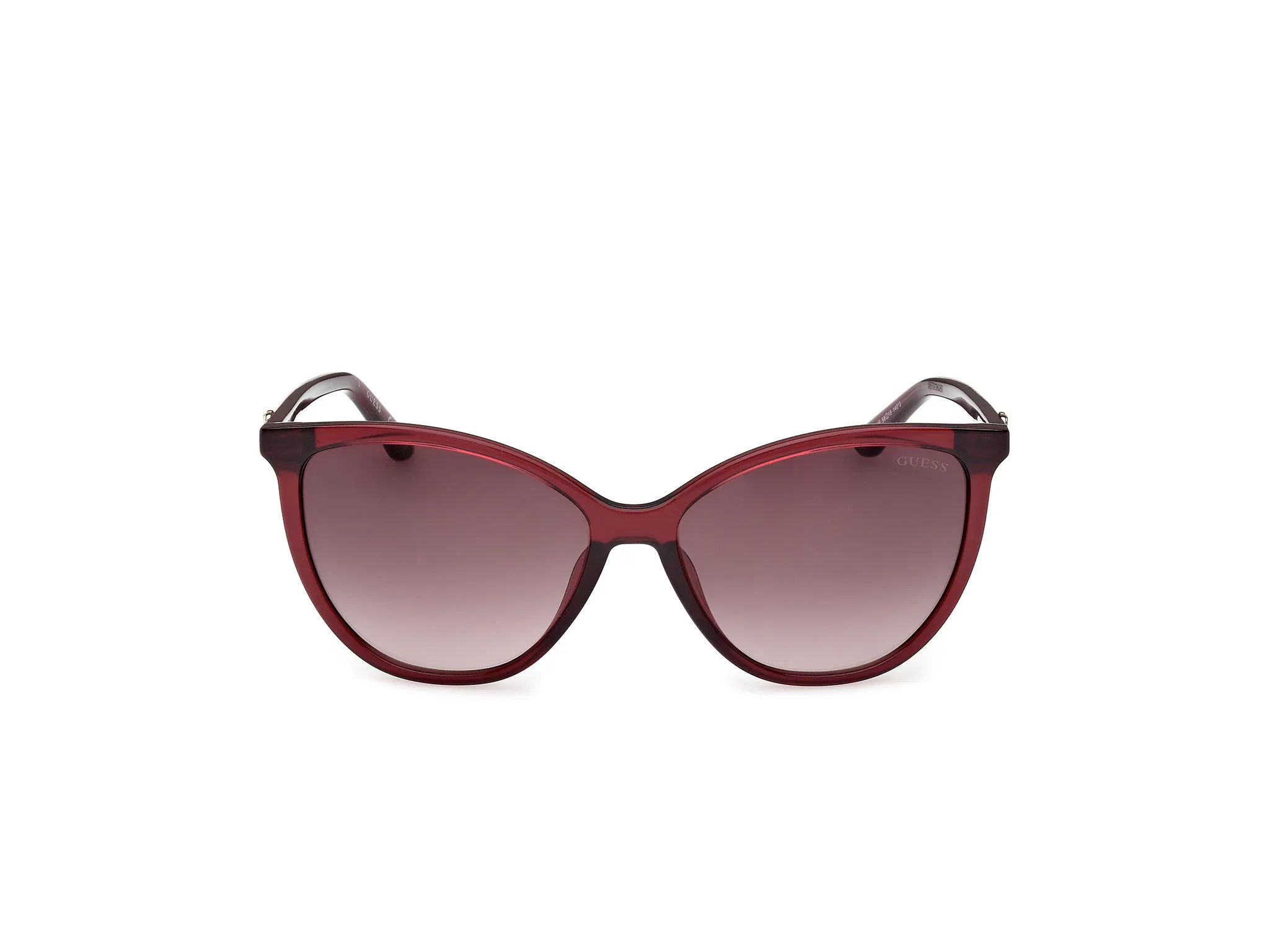 Guess GU00256 69F Occhiali da sole Iniettato Bordeaux Marrone Cat Eye Normale - immagine 2