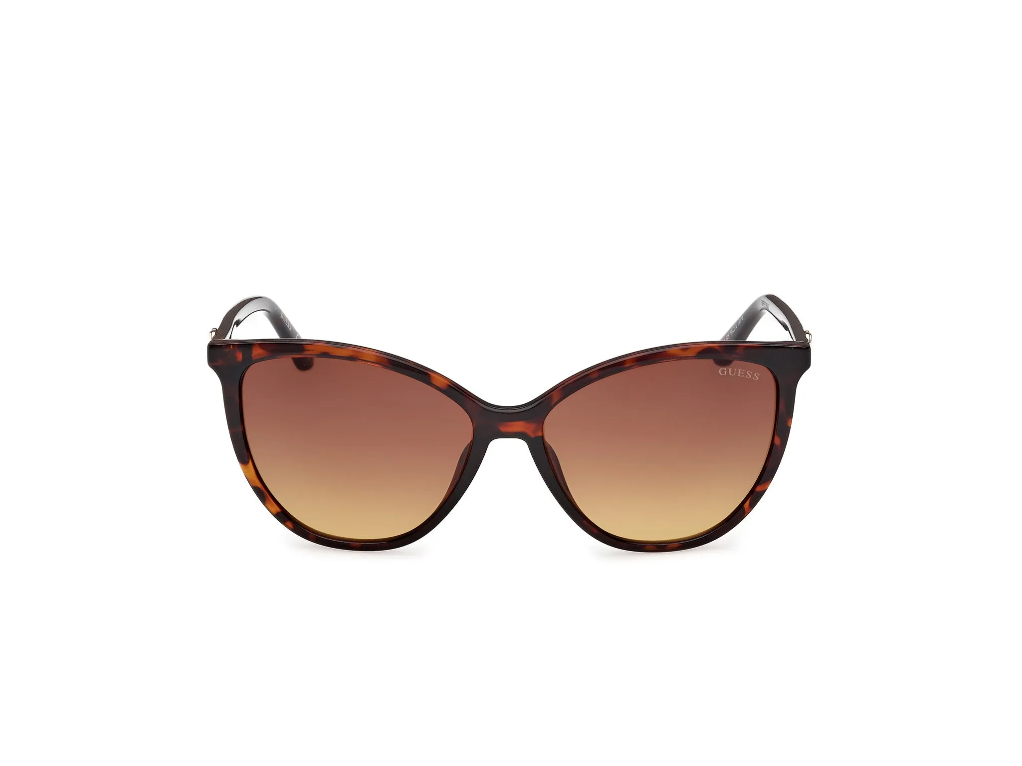 Guess GU00256 52F Occhiali da sole Iniettato Havana Marrone Cat Eye Normale - immagine 2