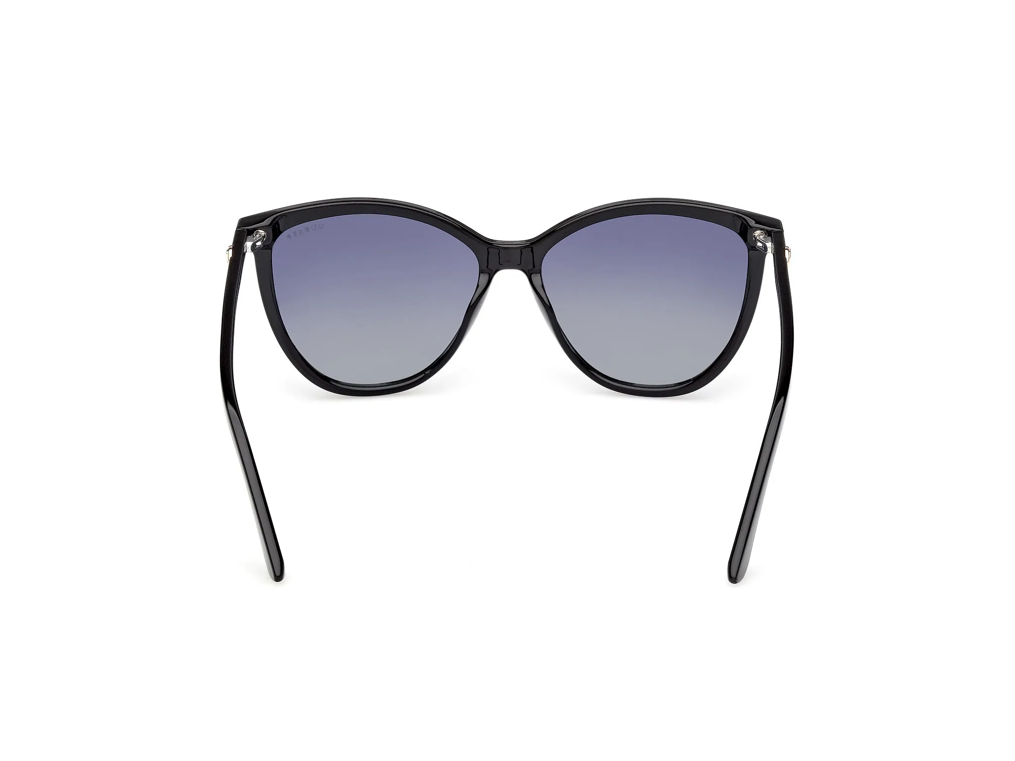 Guess GU00256 01D Occhiali da sole Iniettato Nero Fumo Cat Eye Polarizzata - immagine 4