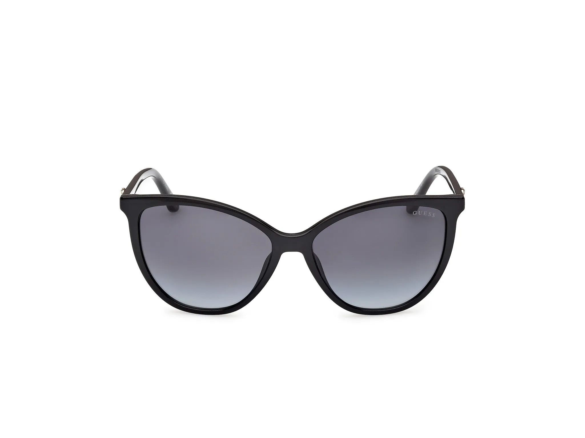 Guess GU00256 01B Occhiali da sole Iniettato Nero Fumo Cat Eye Normale - immagine 2