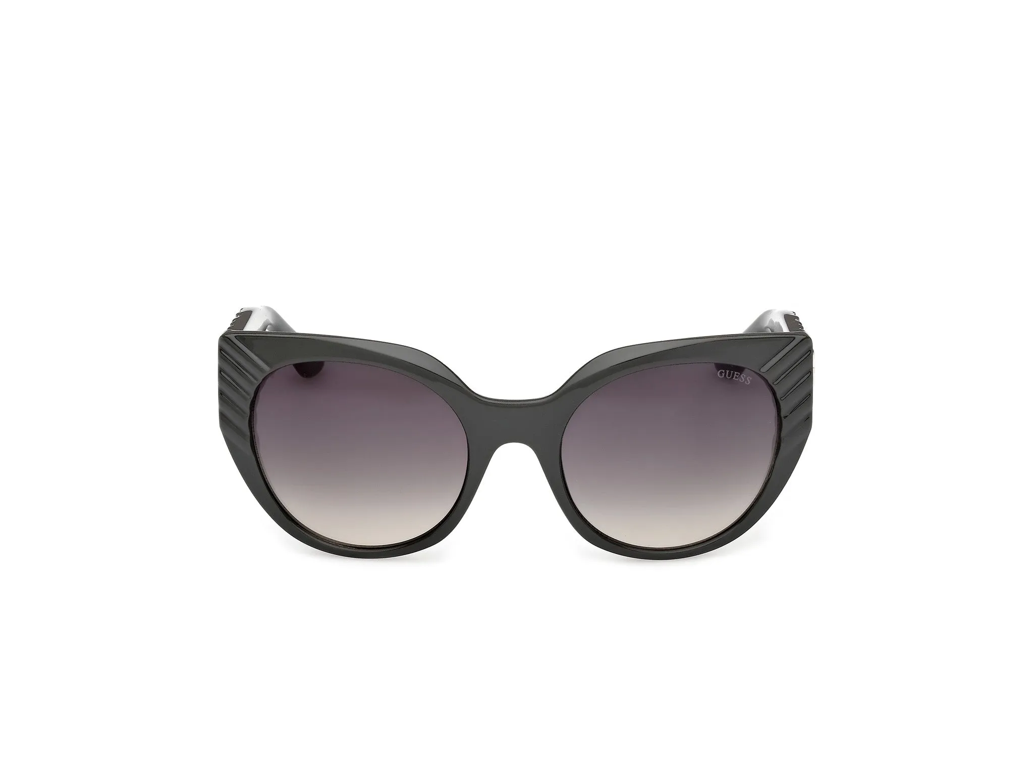 Guess GU00255 96P Occhiali da sole Iniettato Verde Verde Cat Eye Normale - immagine 2