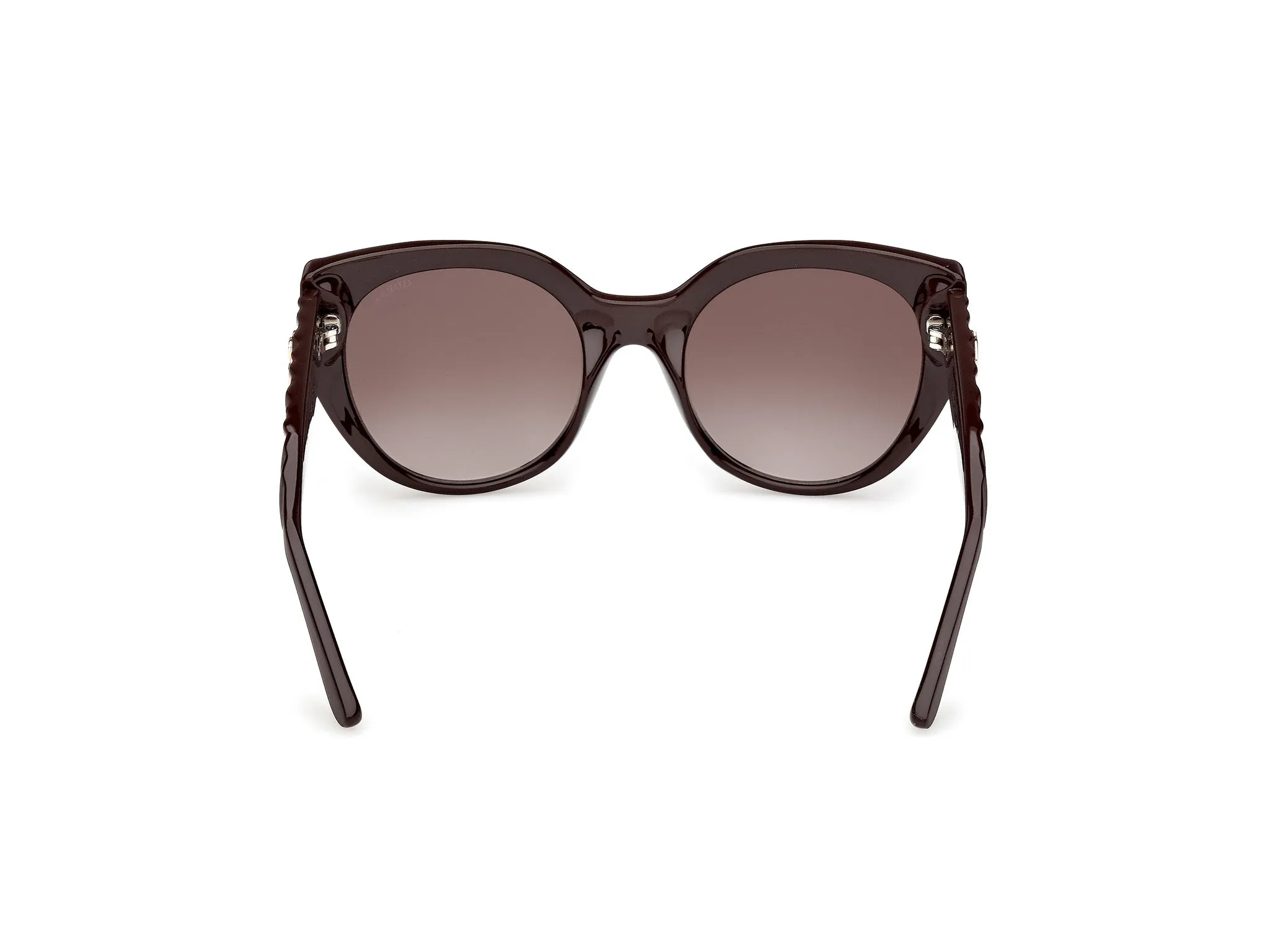 Guess GU00255 48F Occhiali da sole Iniettato Marrone Marrone Cat Eye Normale - immagine 4
