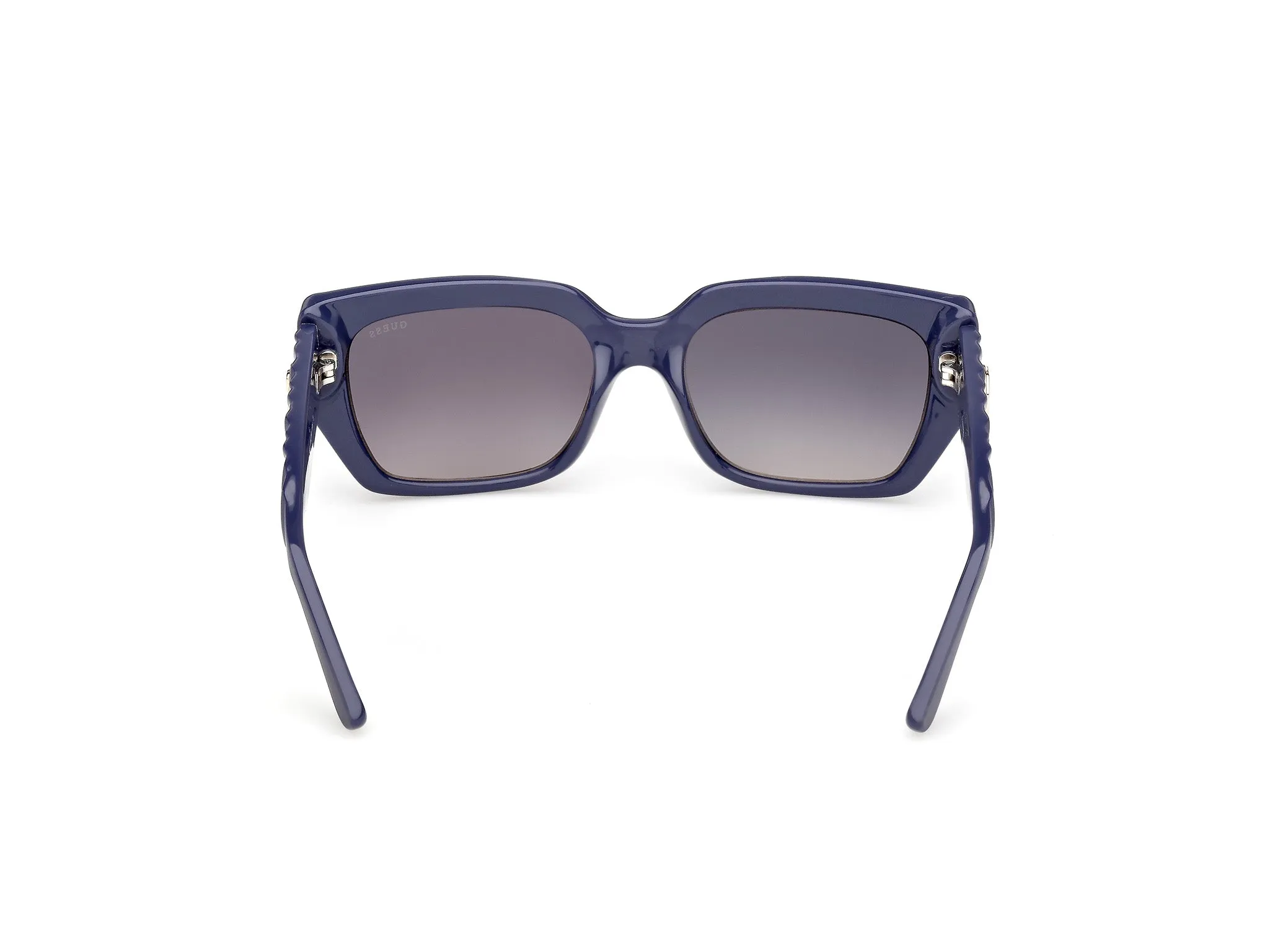 Guess GU00254 90B Occhiali da sole Iniettato Blu Fumo Squadrata Normale - immagine 4