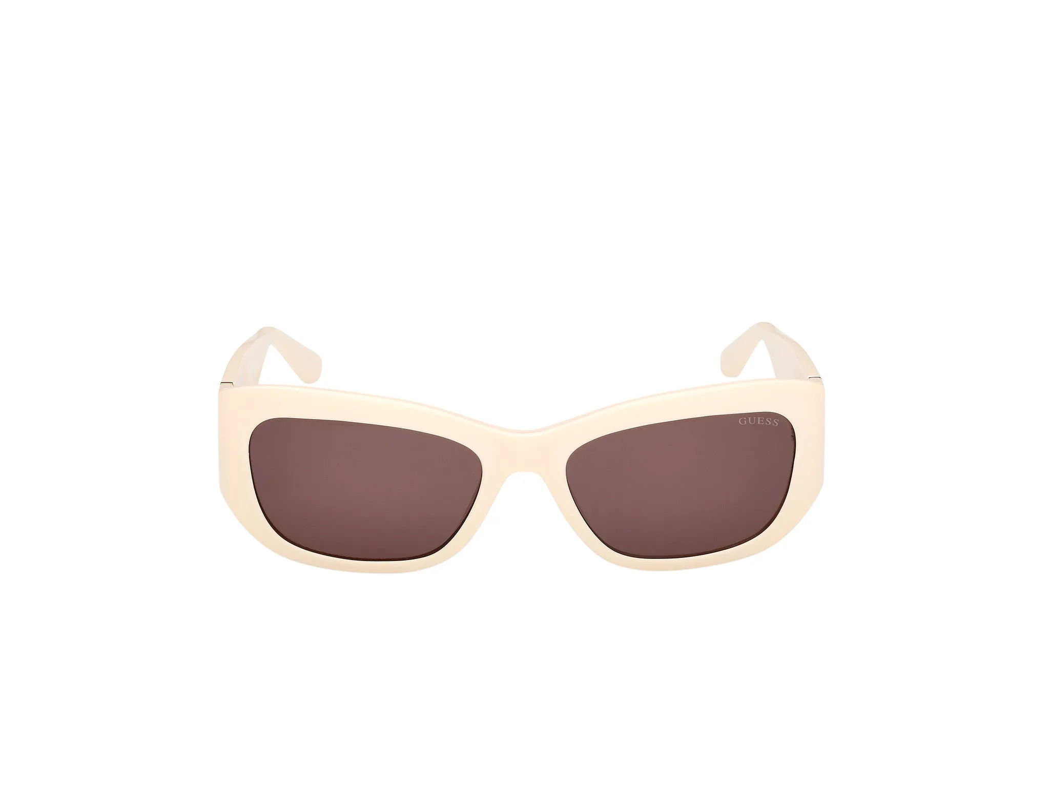 Guess GU00253 25Y Occhiali da sole Iniettato Avorio Viola Squadrata Normale - immagine 2