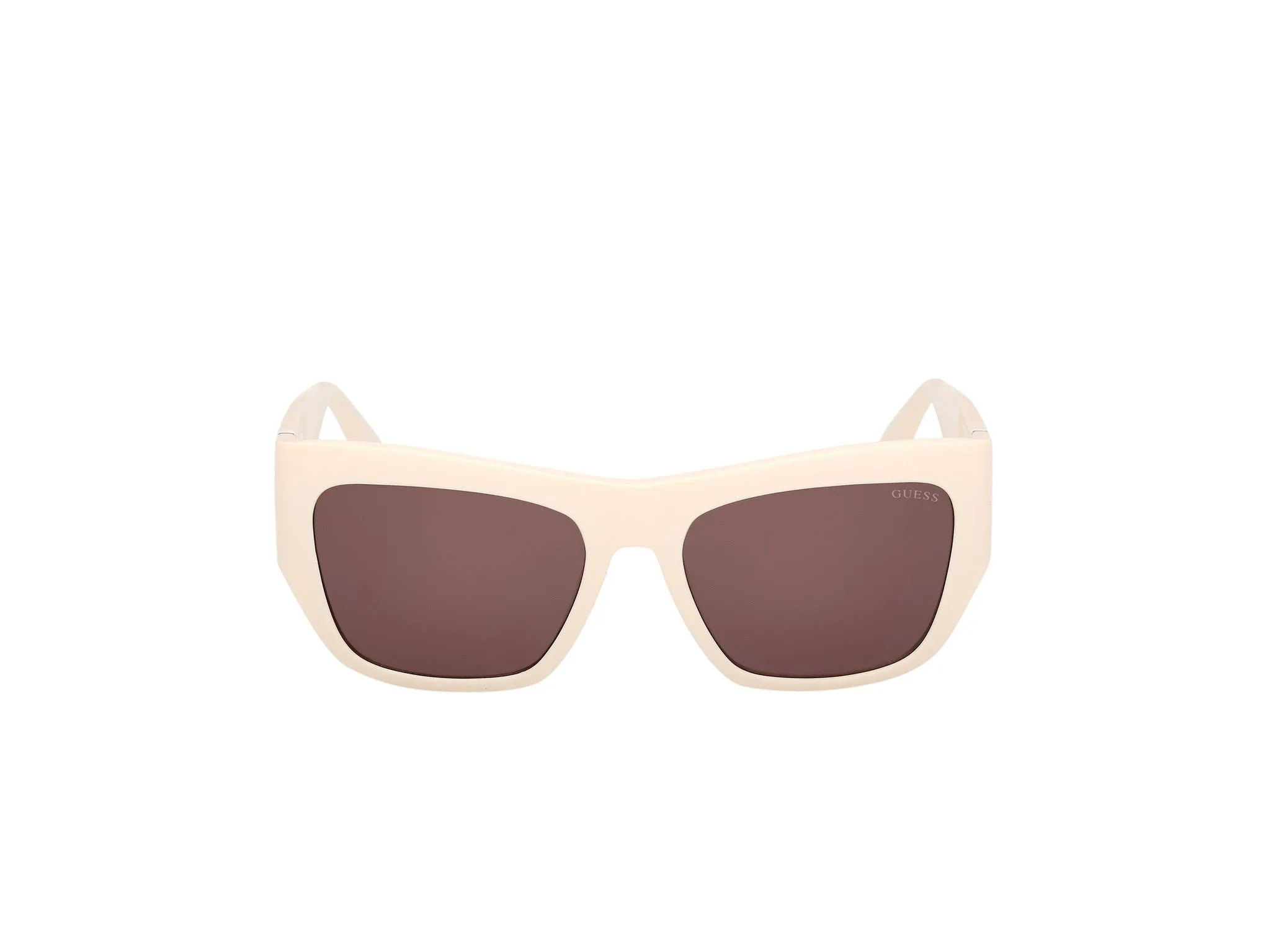 Guess GU00252 25Y Occhiali da sole Iniettato Avorio Viola Squadrata Normale - immagine 2