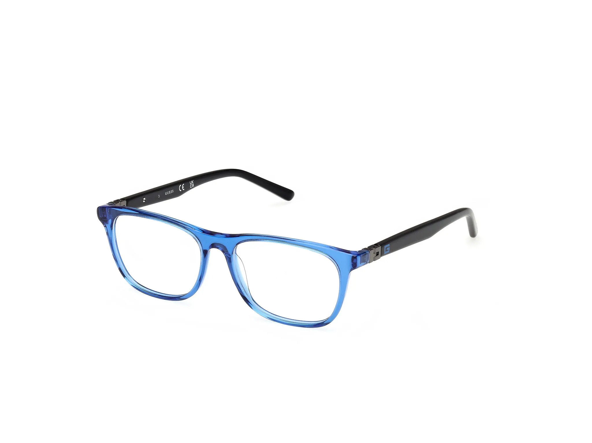 Guess GU9228 90 Montature da vista Acetato Blu Squadrata Normale - immagine 1