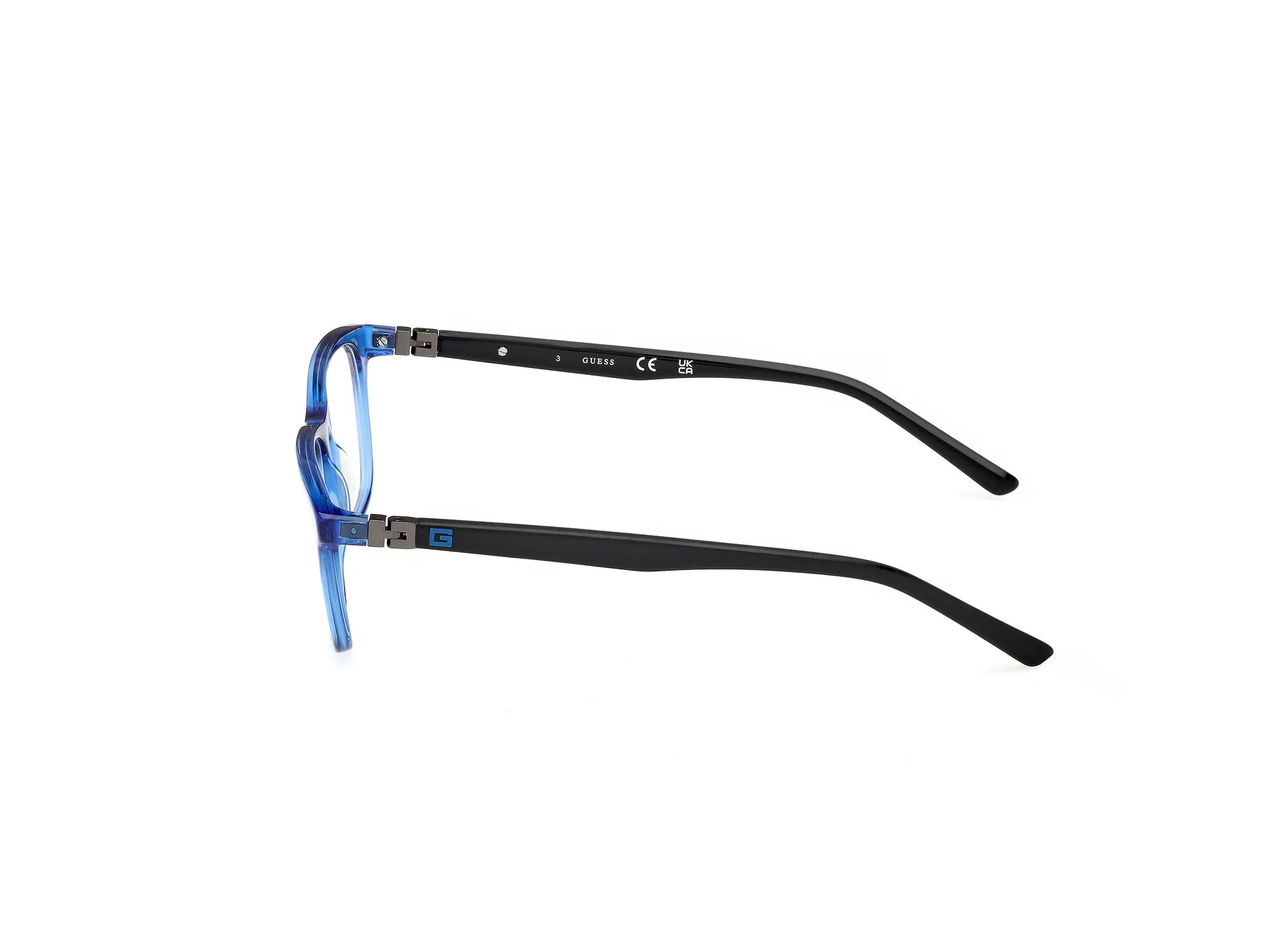 Guess GU9228 90 Montature da vista Acetato Blu Squadrata Normale - immagine 3