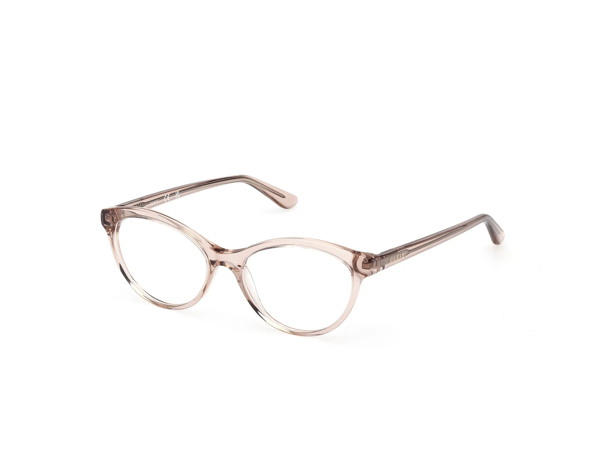 Guess GU50273 57 Montature da vista Acetato Beige Cat Eye Normale - immagine 1