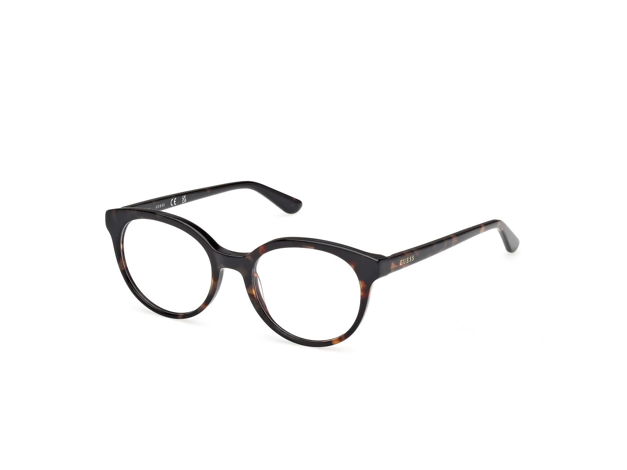 Guess GU50270 52 Montature da vista Acetato Havana Rotonda Normale - immagine 1