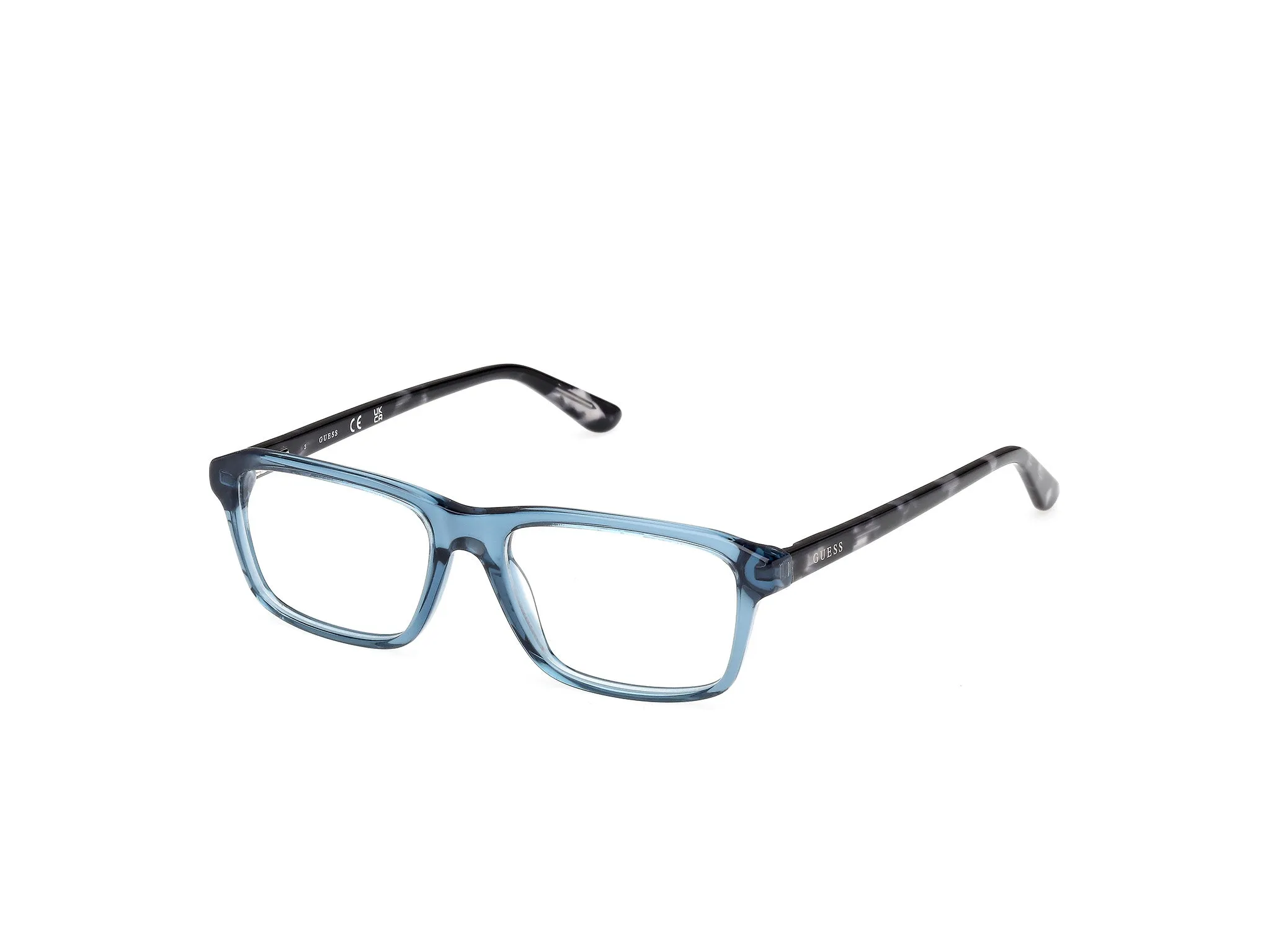 Guess GU50269 90 Montature da vista Acetato Blu Squadrata Normale - immagine 1