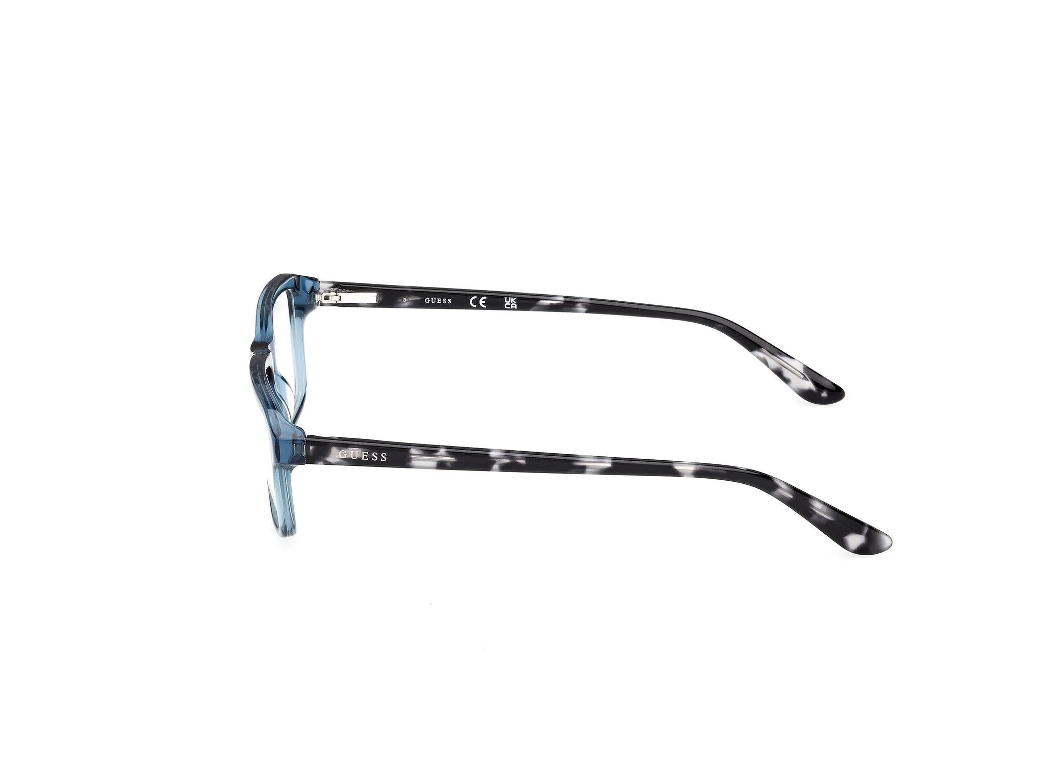 Guess GU50269 90 Montature da vista Acetato Blu Squadrata Normale - immagine 3