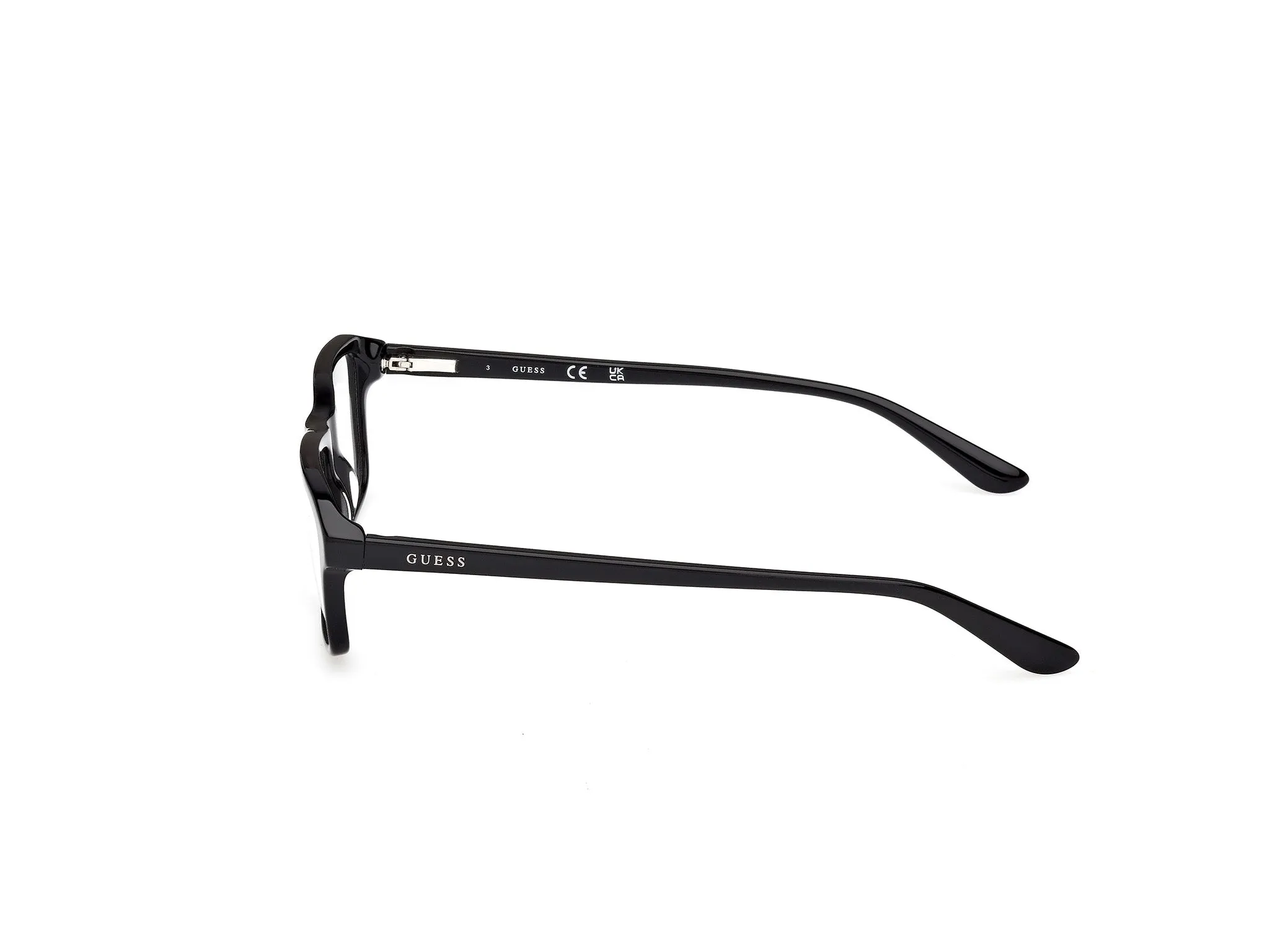 Guess GU50269 1 Montature da vista Acetato Nero Squadrata Normale - immagine 3